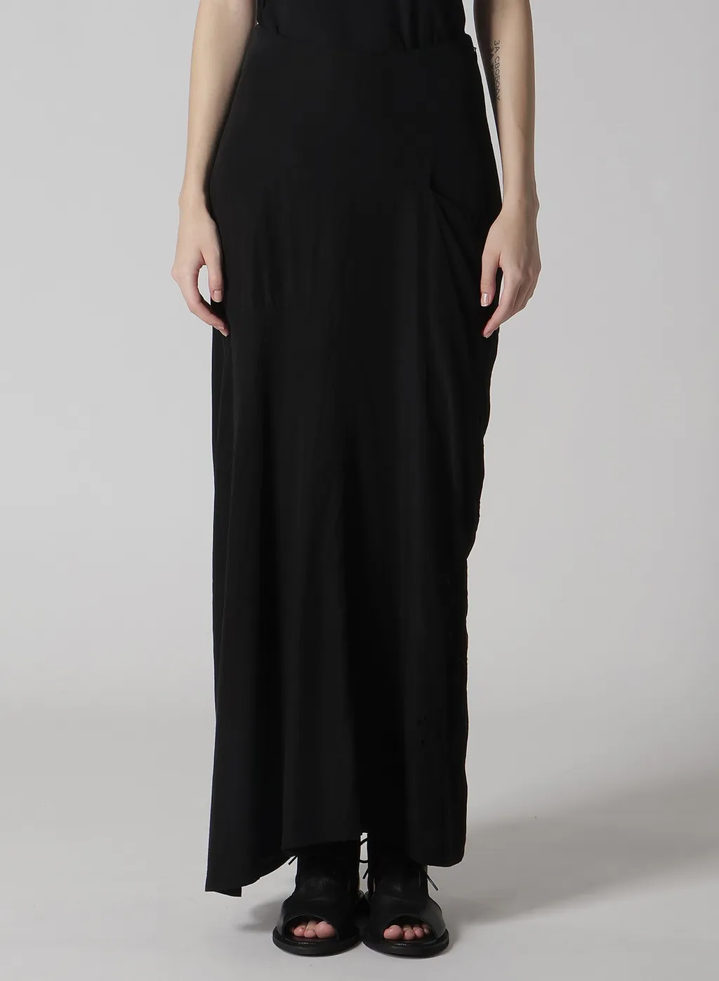 Cupro/Dungaree Baller Lace Left Cloth Skirt