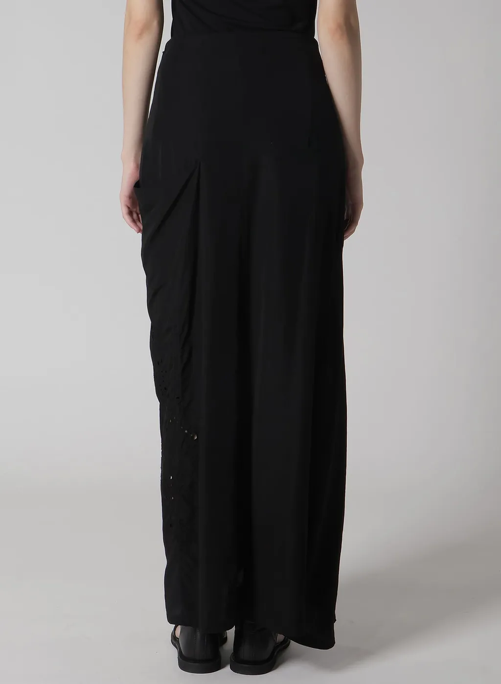 Cupro/Dungaree Baller Lace Left Cloth Skirt