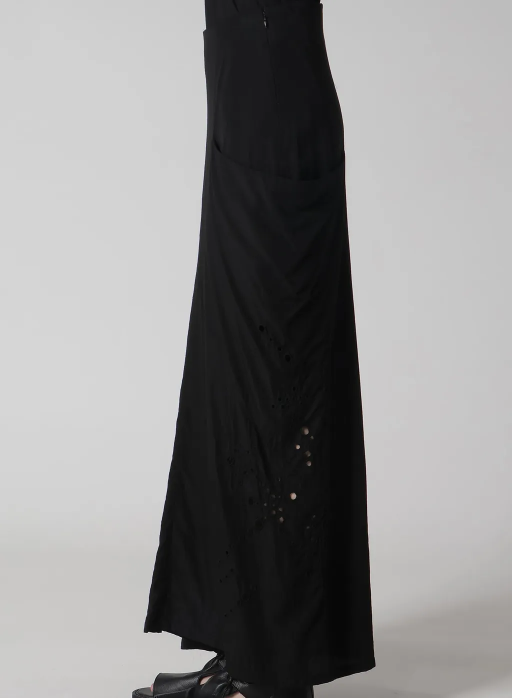 Cupro/Dungaree Baller Lace Left Cloth Skirt