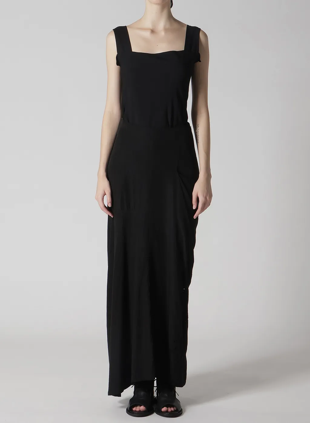Cupro/Dungaree Baller Lace Left Cloth Skirt