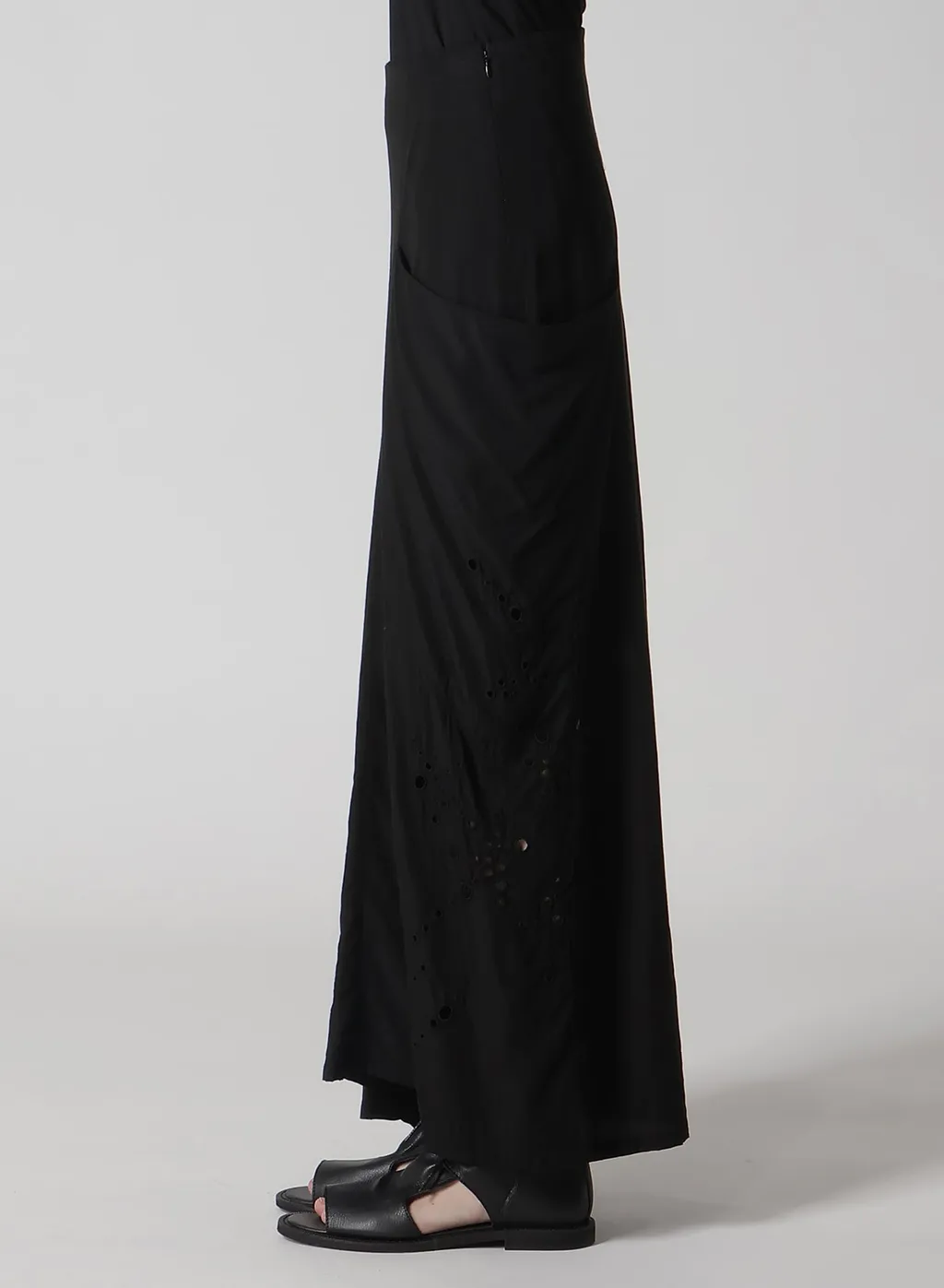 Cupro/Dungaree Baller Lace Left Cloth Skirt