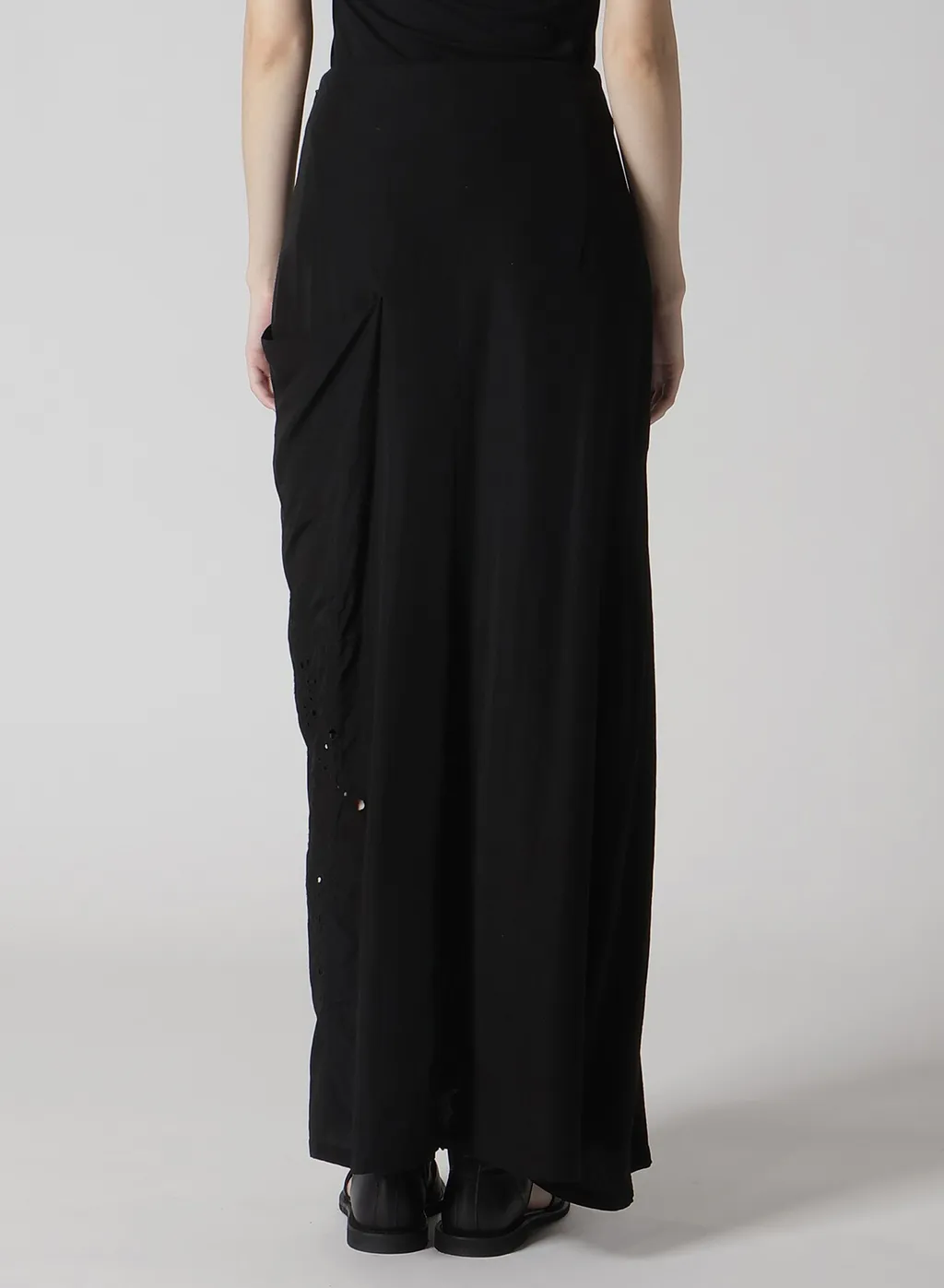 Cupro/Dungaree Baller Lace Left Cloth Skirt