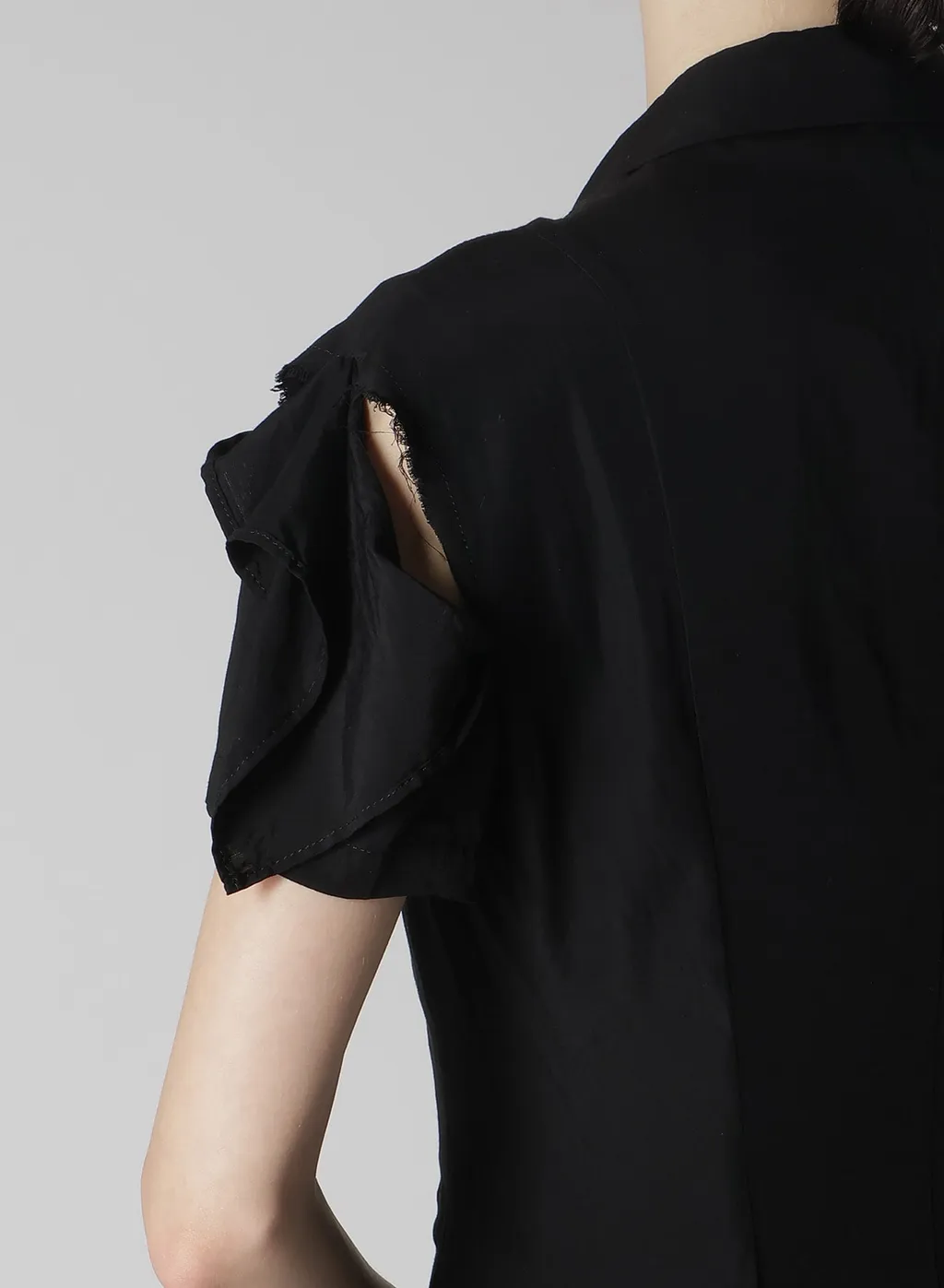 Cupro/Dungaree Baller Lace Square Cloth Sleeve Jacket