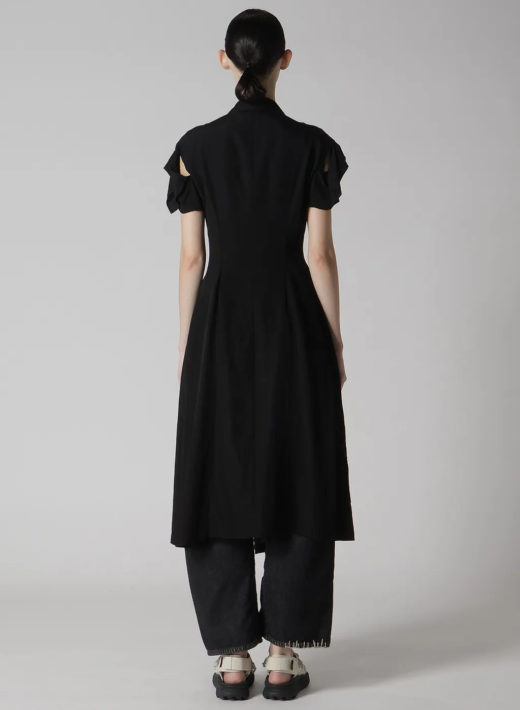 Cupro/Dungaree Baller Lace Square Cloth Sleeve Jacket