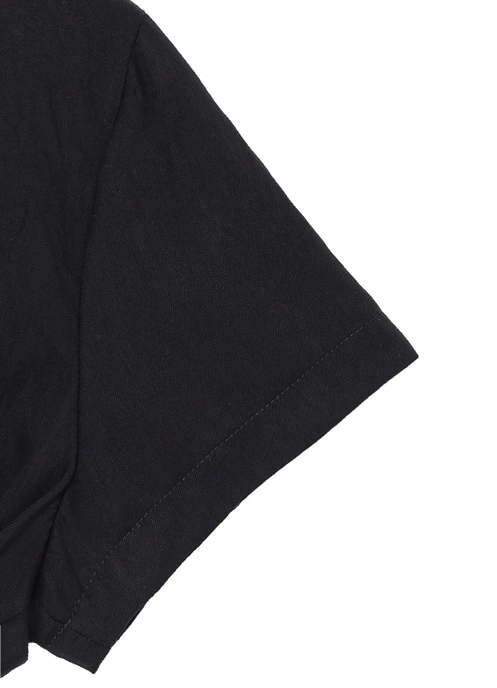 Cupro Dungaree Twill Asymmetry Shirt Jacket