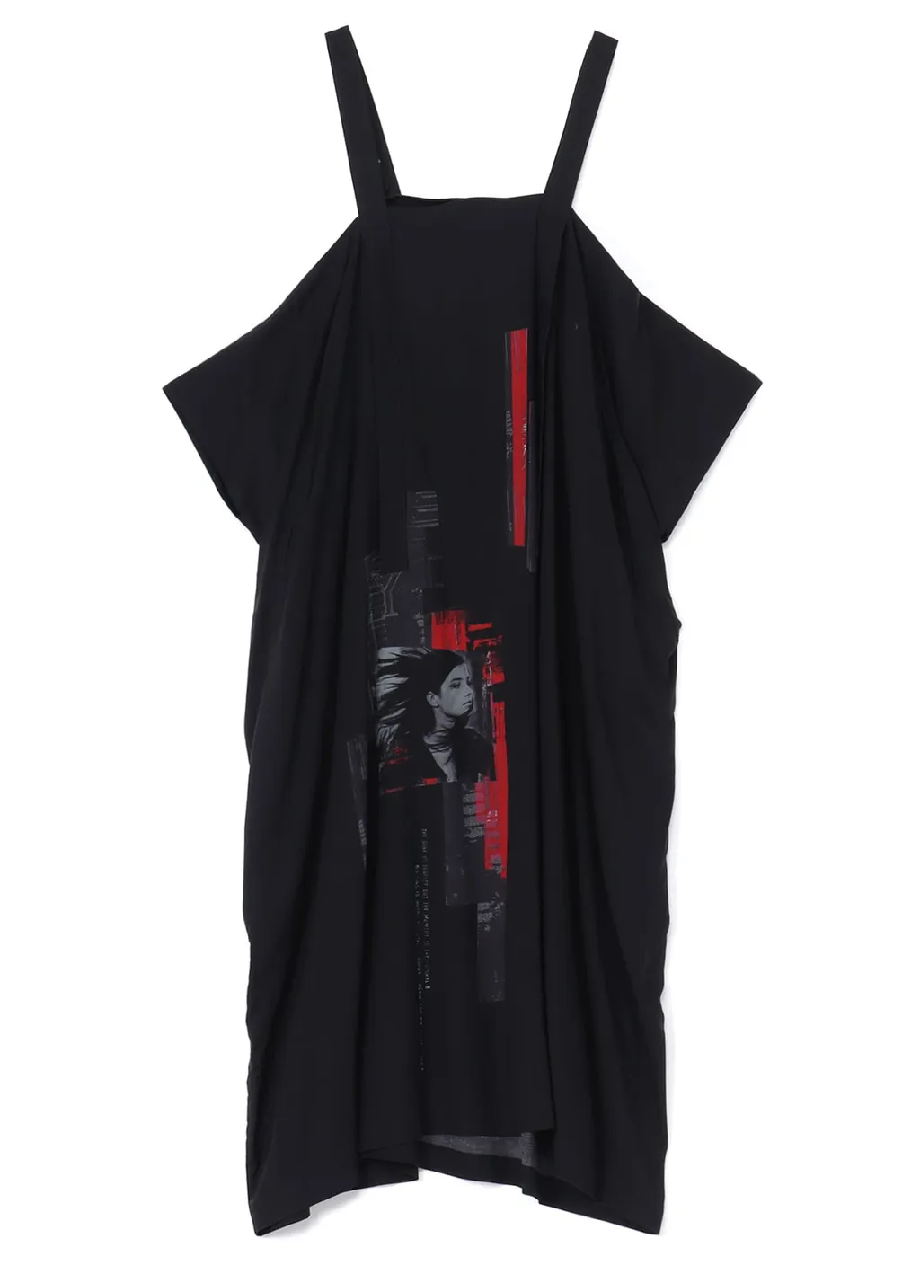 Y's × Max Vadukul Shoulder Strap Square Dress