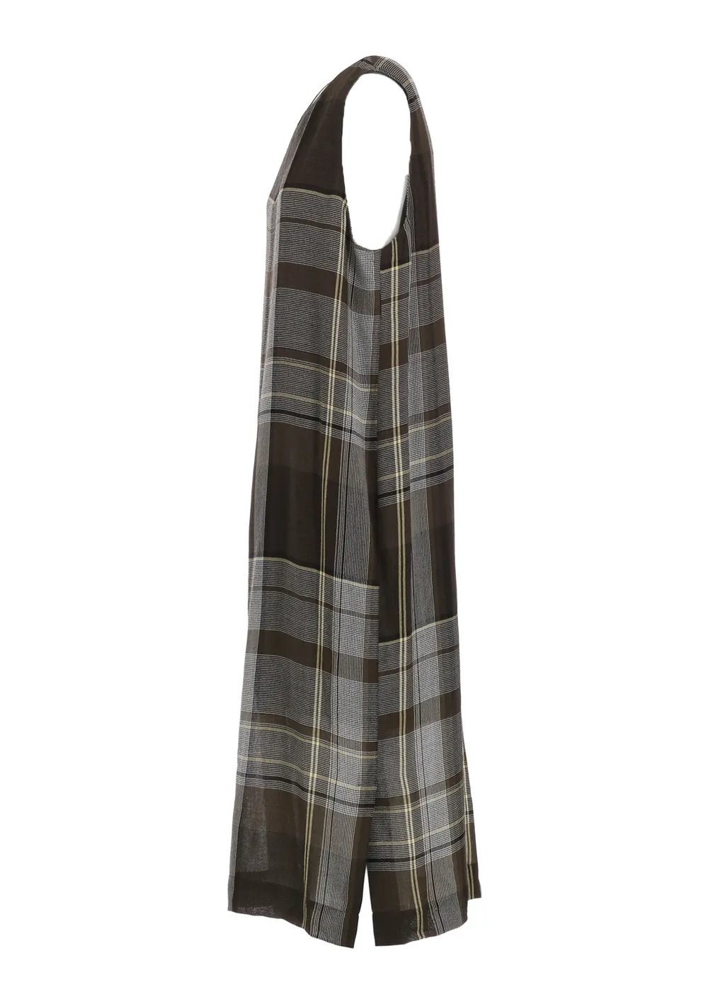Ry/Ny Gauze Plaid Sleeveles Dress