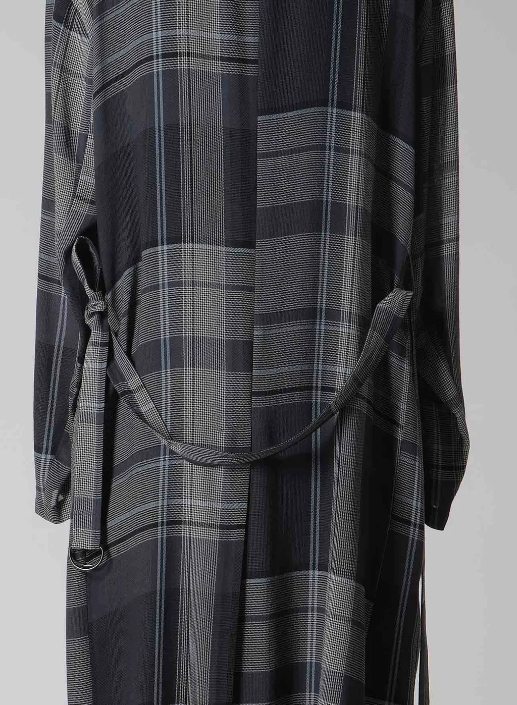 Gauze Plaid Big Jacket
