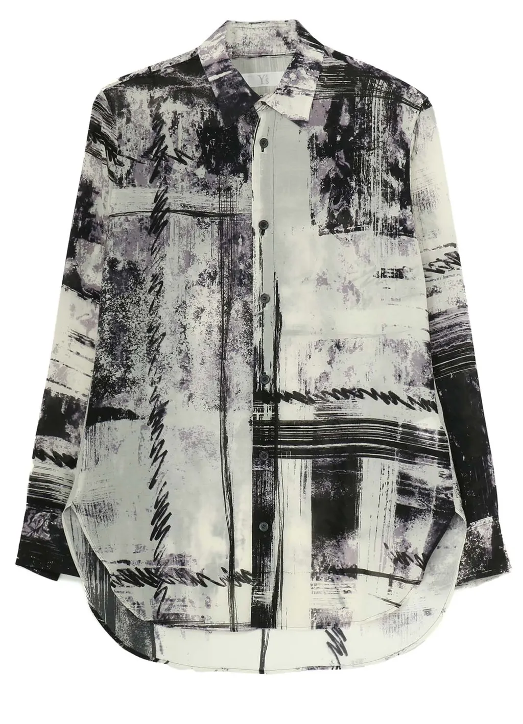Cu/ Lawn Blurred Check Blouse