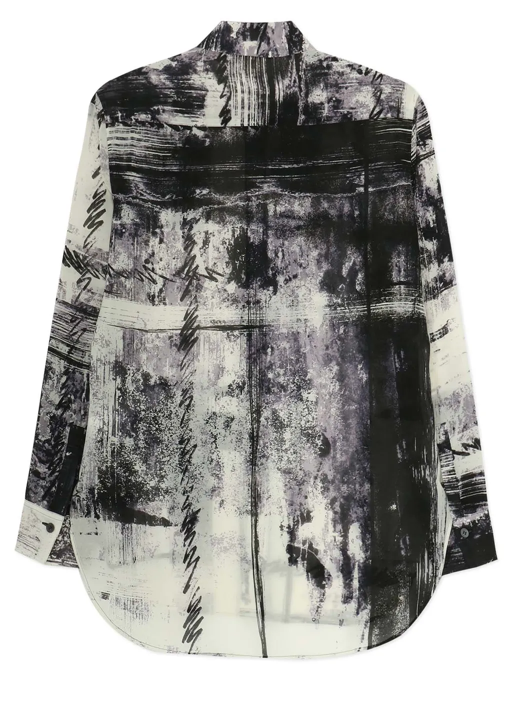 Cu/ Lawn Blurred Check Blouse