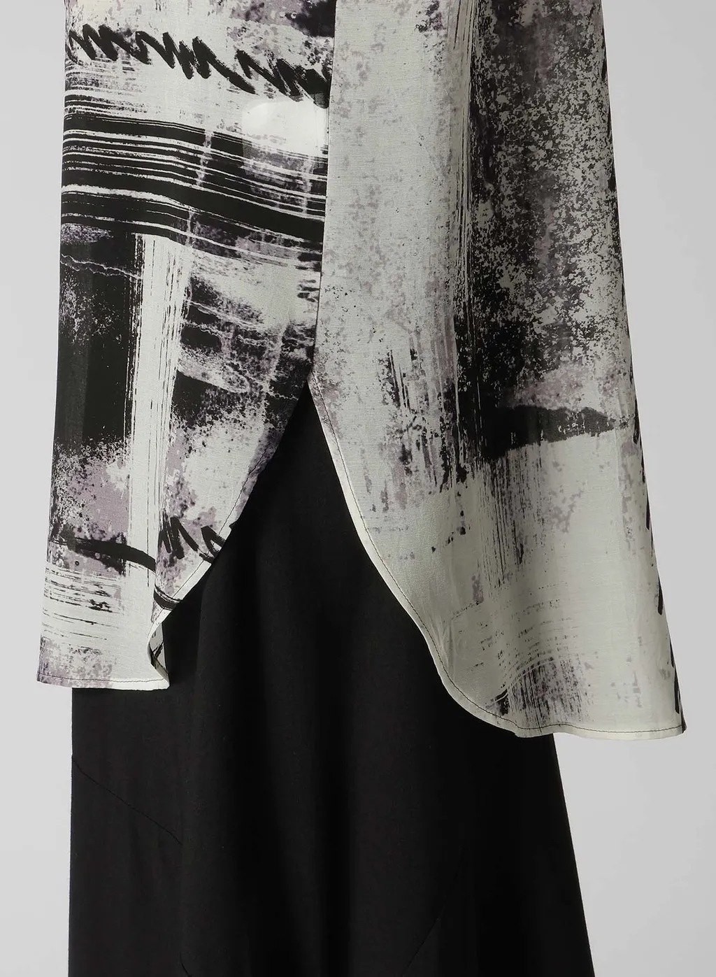 Cu/ Lawn Blurred Check Blouse
