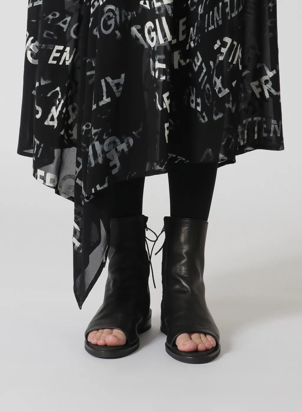 Rayon Georgette Asymmetric Skirt