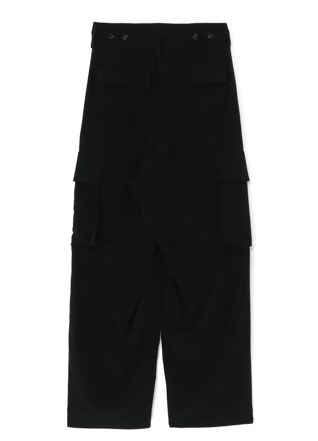 Crepe De Chine Cargo Pants