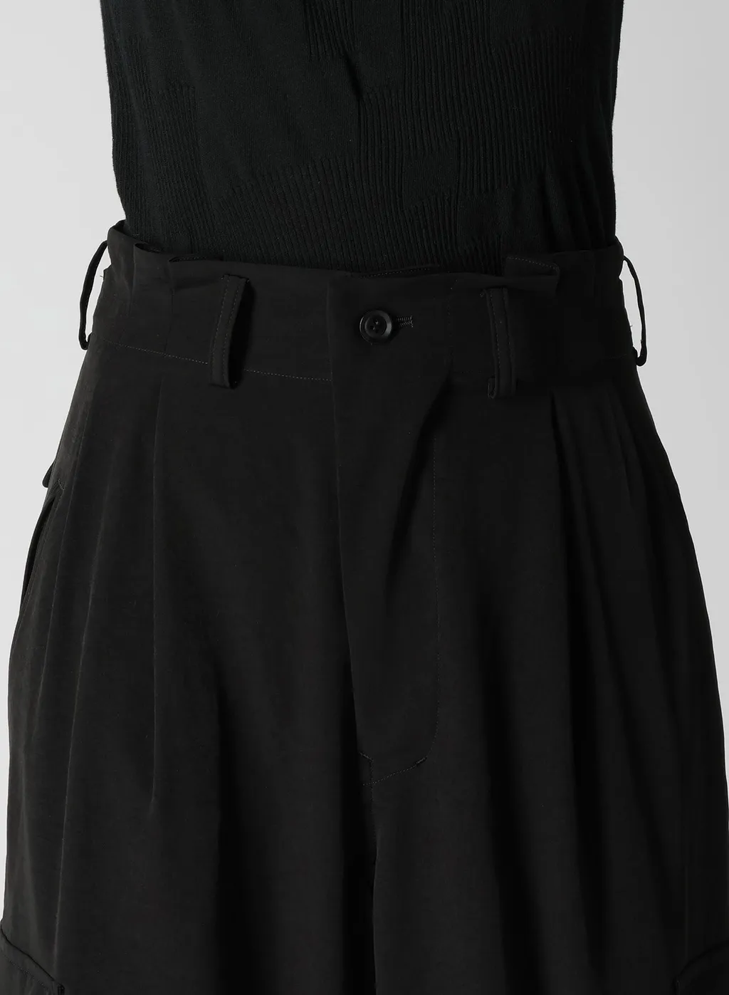 Crepe De Chine Cargo Pants