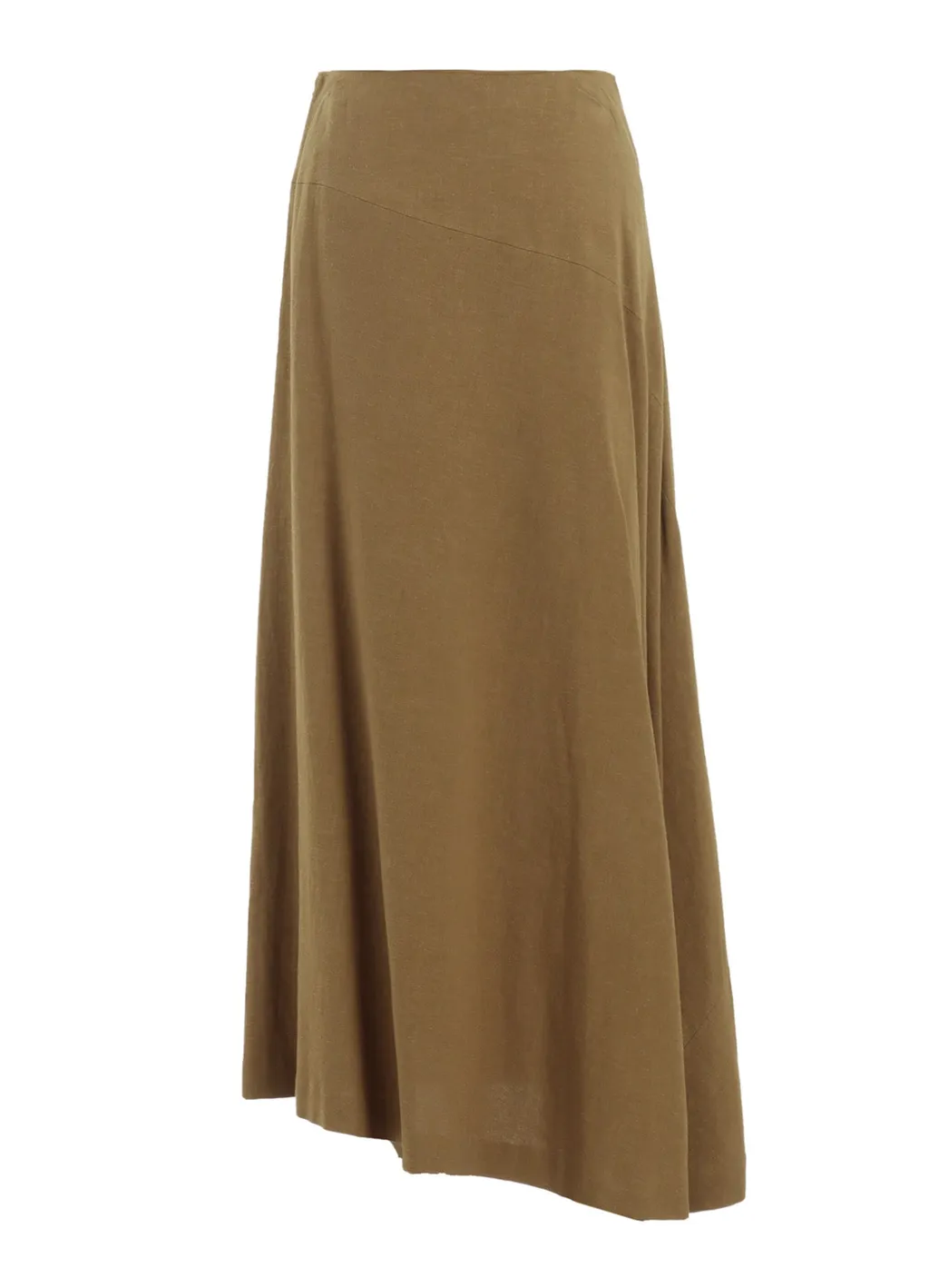 Ry/Li Canvas Asymmeteric Flare Skirt