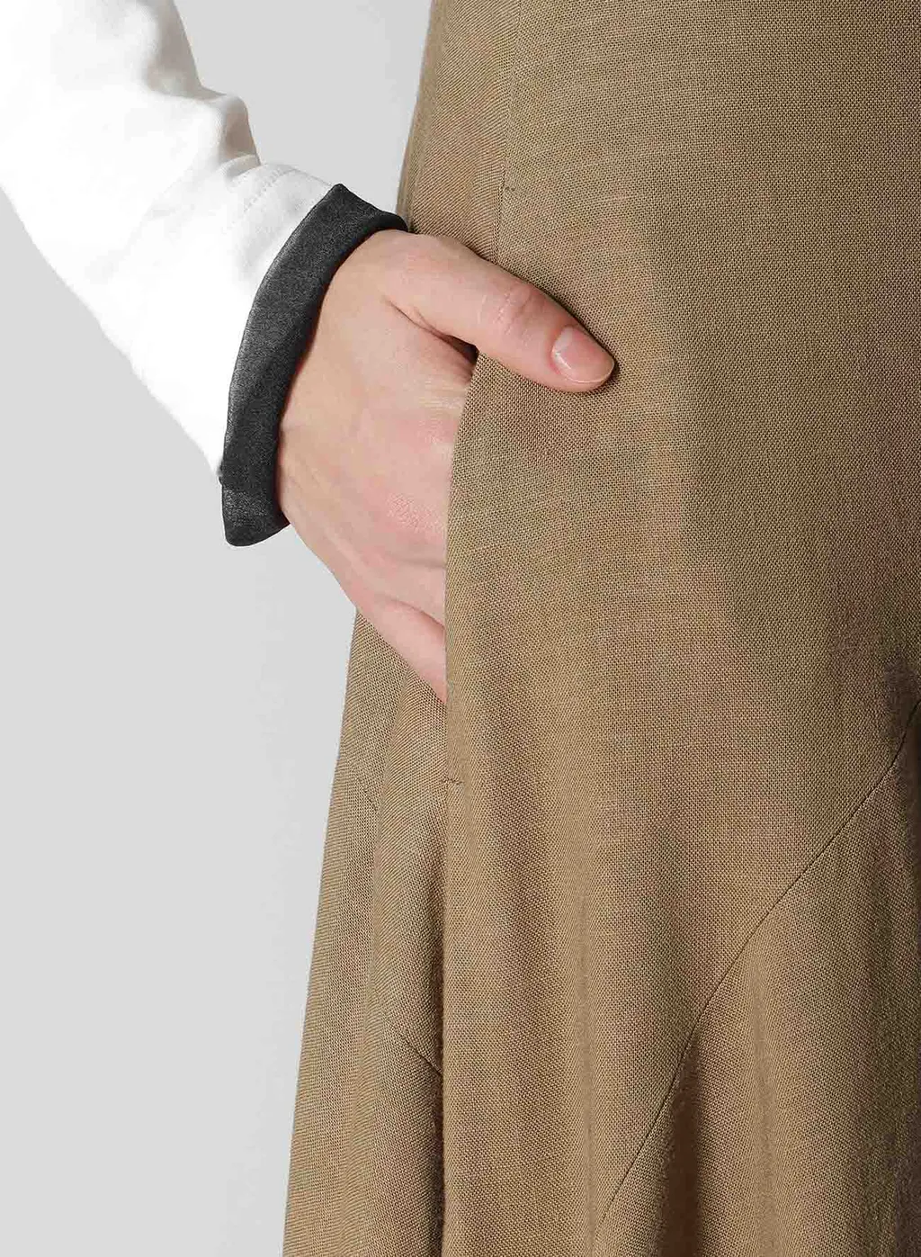Ry/Li Canvas Asymmeteric Flare Skirt