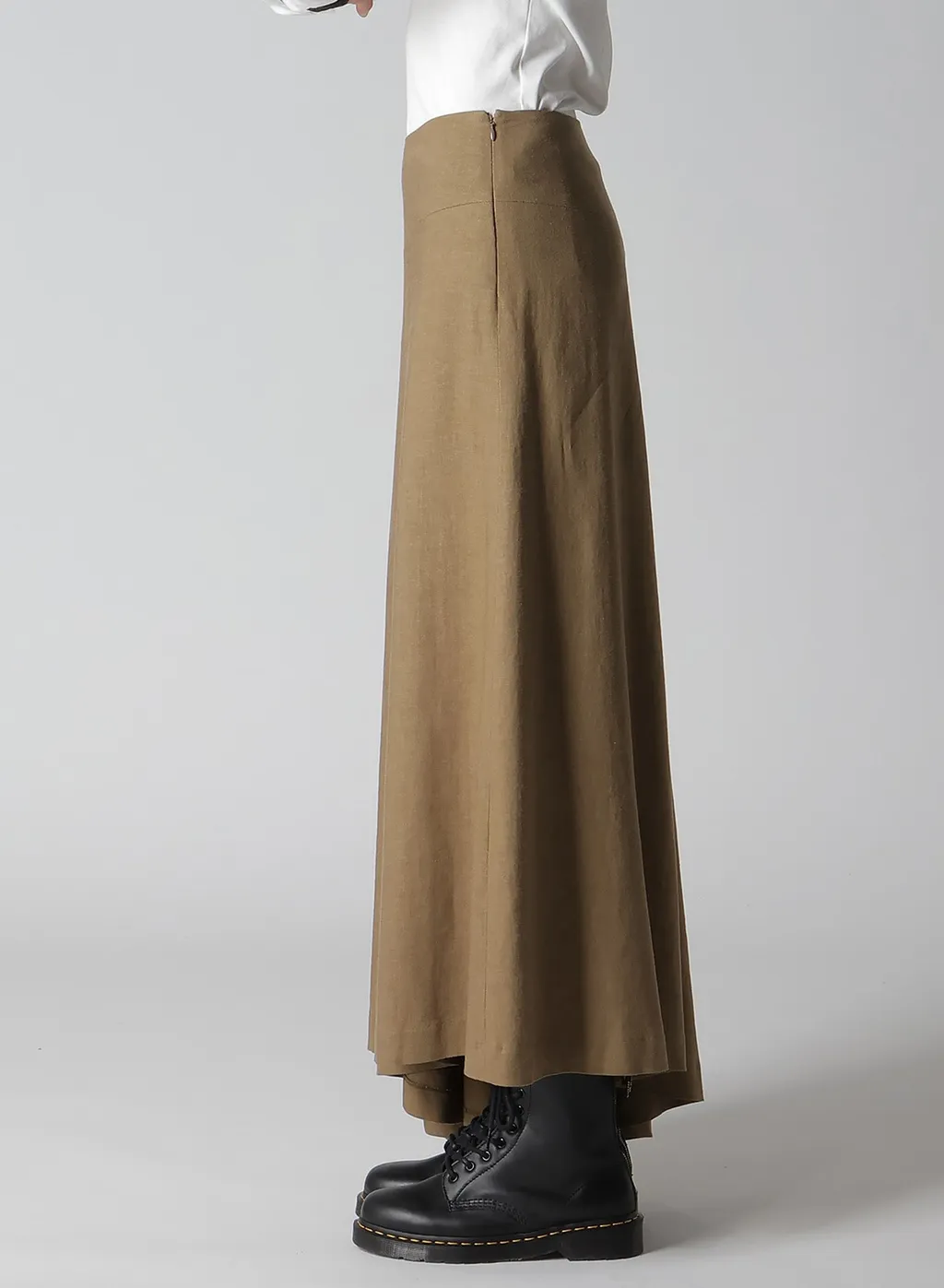 Ry/Li Canvas Asymmeteric Flare Skirt