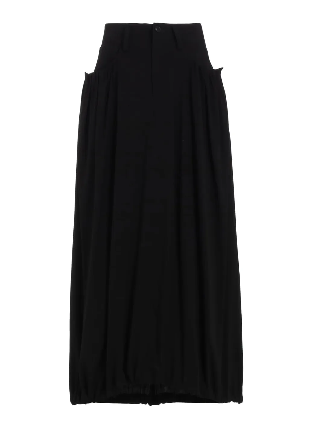 Black Denim Combination Skirt