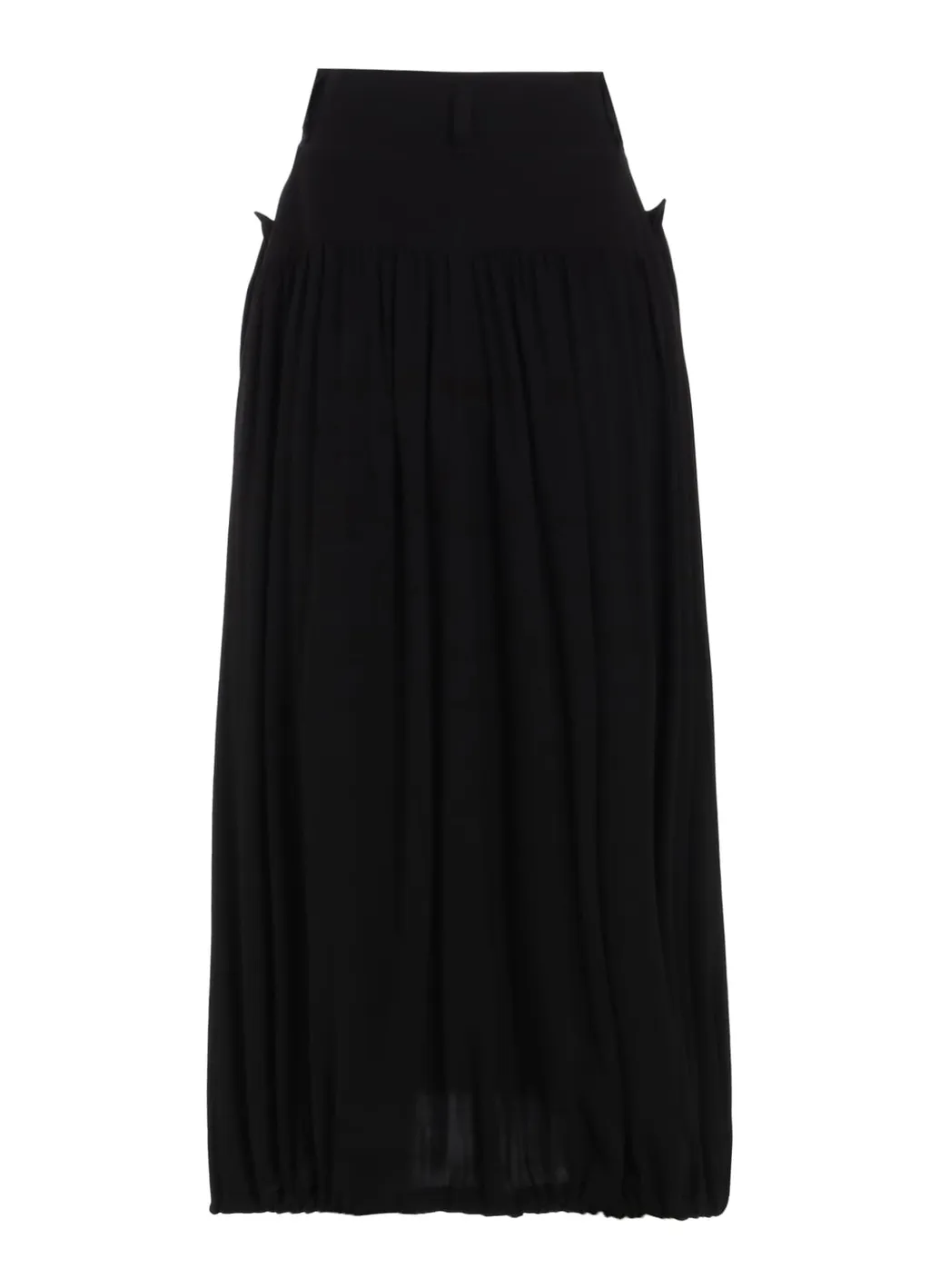 Black Denim Combination Skirt