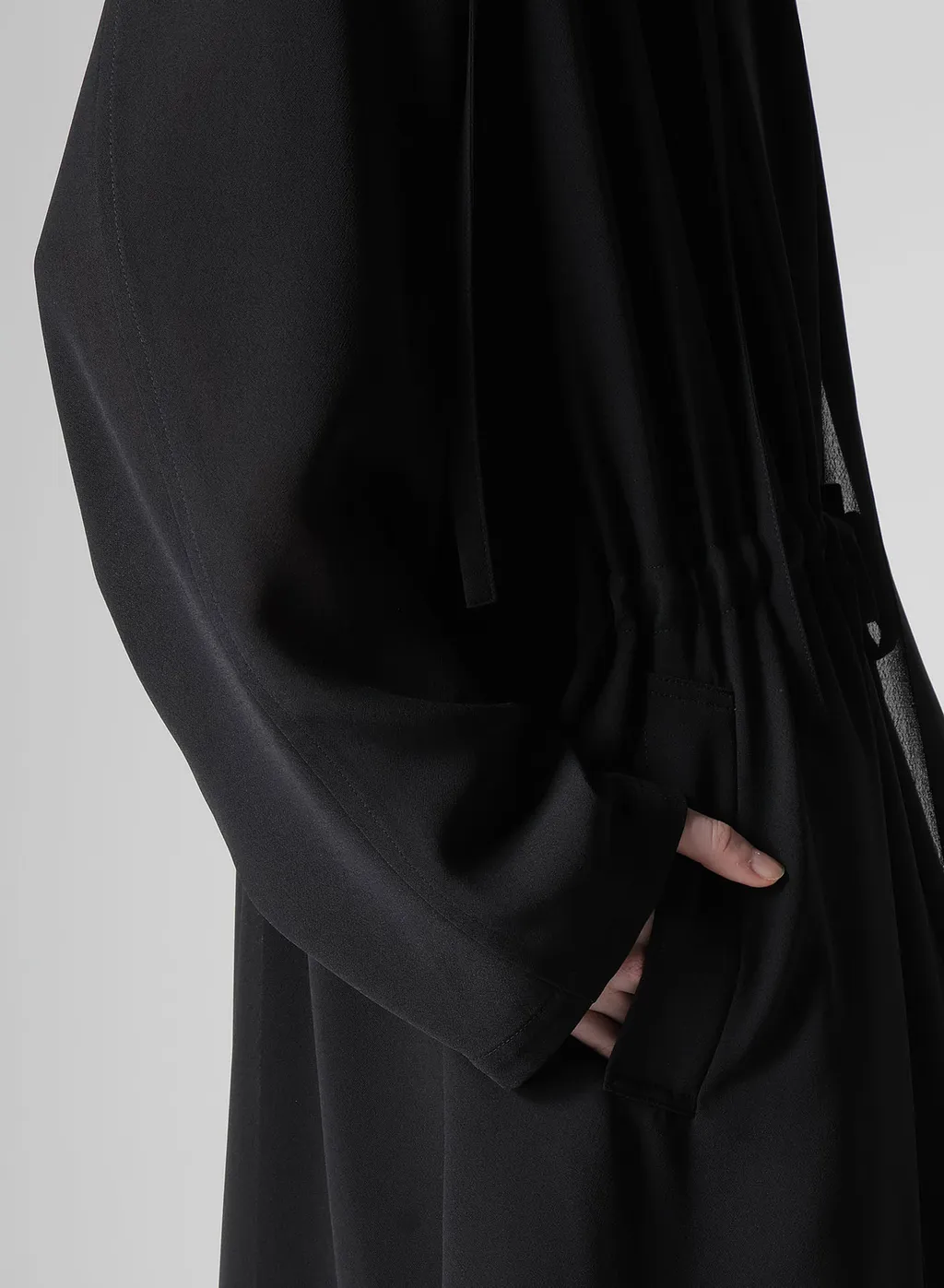 Pe/Strong Twisted Cloth Hoodie With Cord