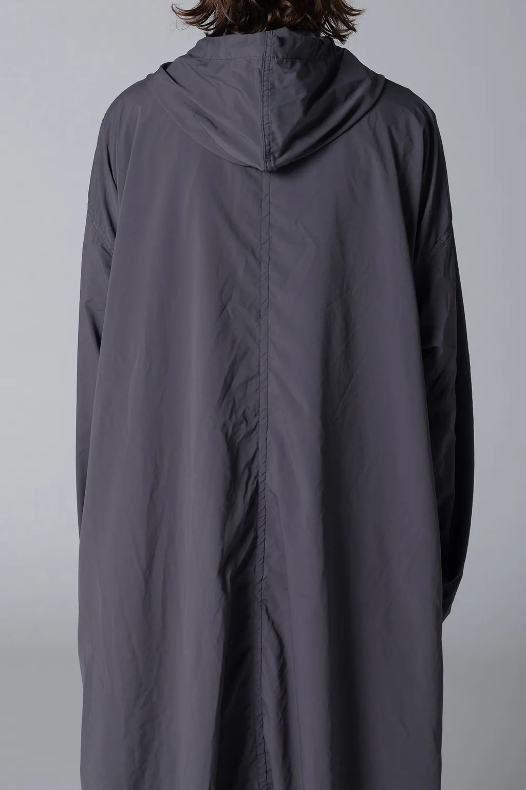 Typewriter Polyester Hooded Dress