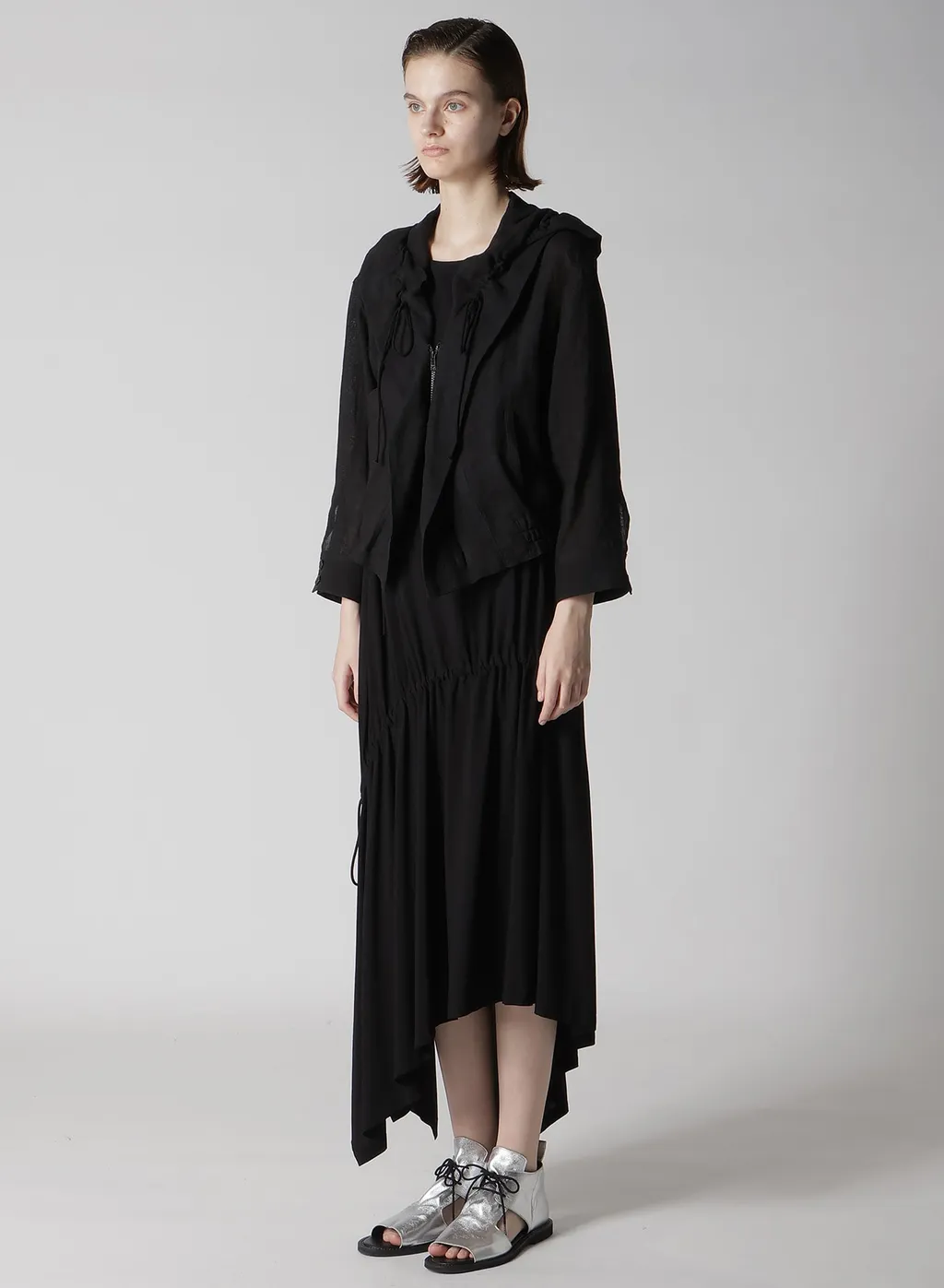 Linen Untwisted Lawn Gathered Blouson