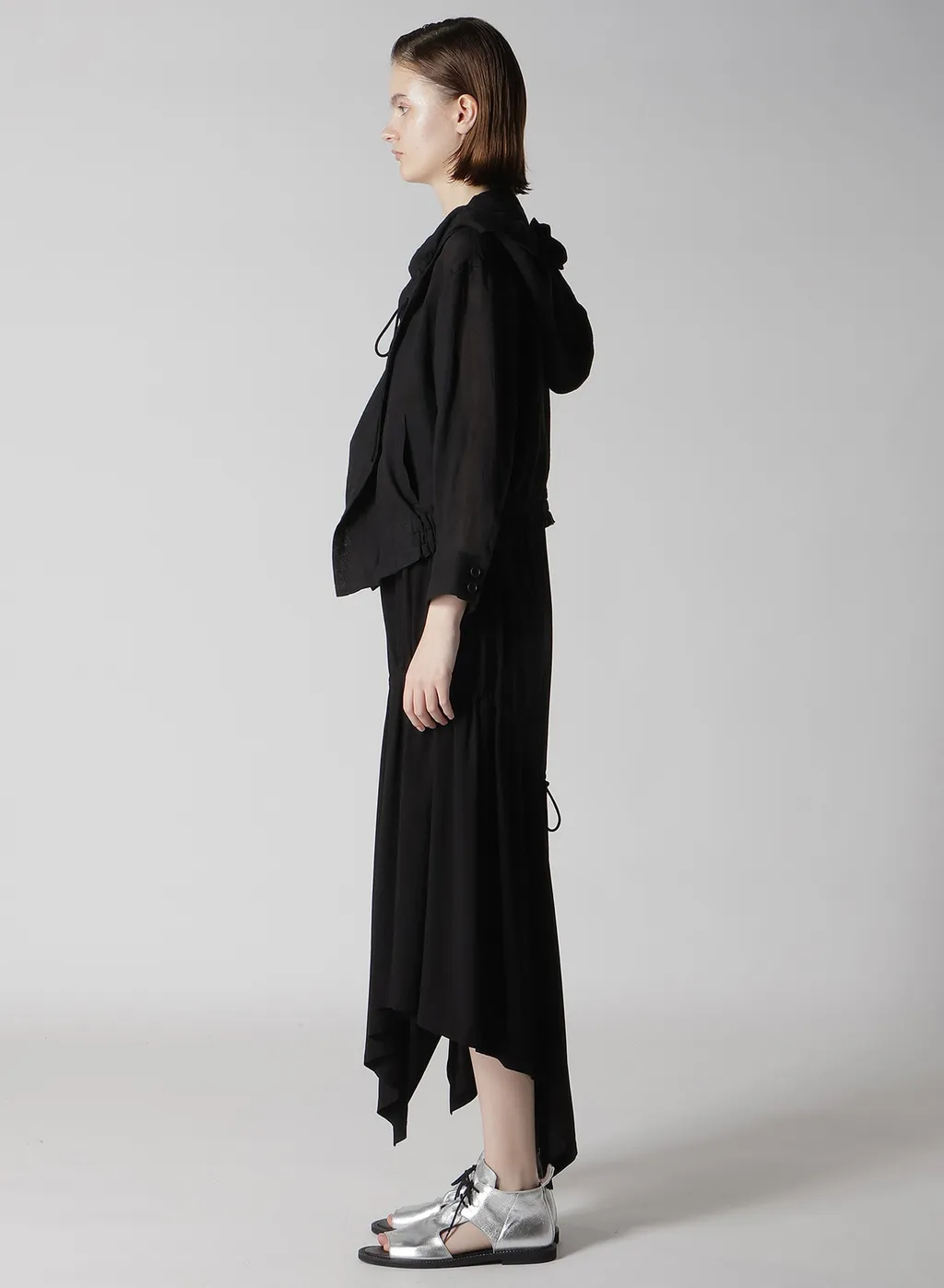 Linen Untwisted Lawn Gathered Blouson