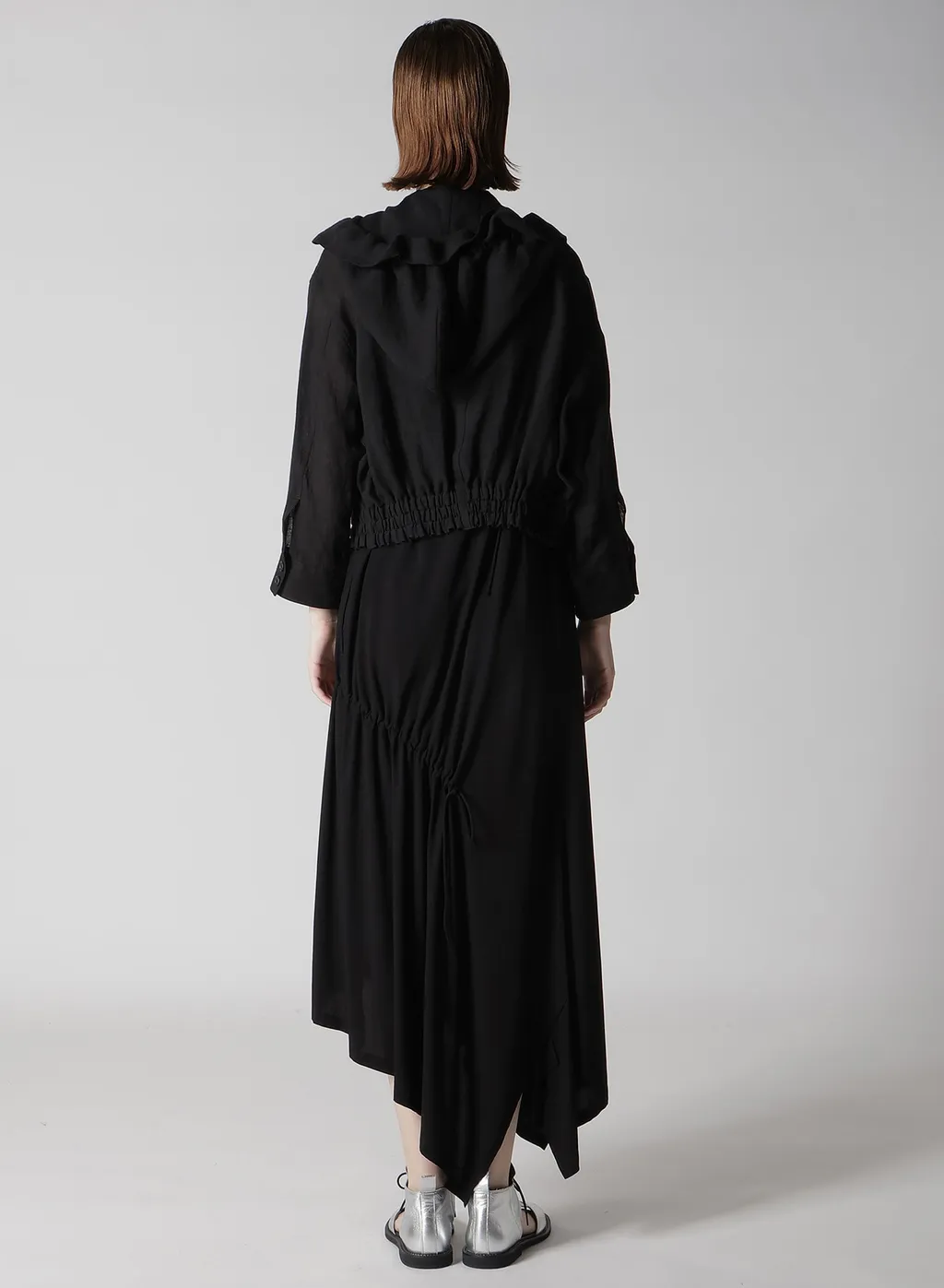 Linen Untwisted Lawn Gathered Blouson