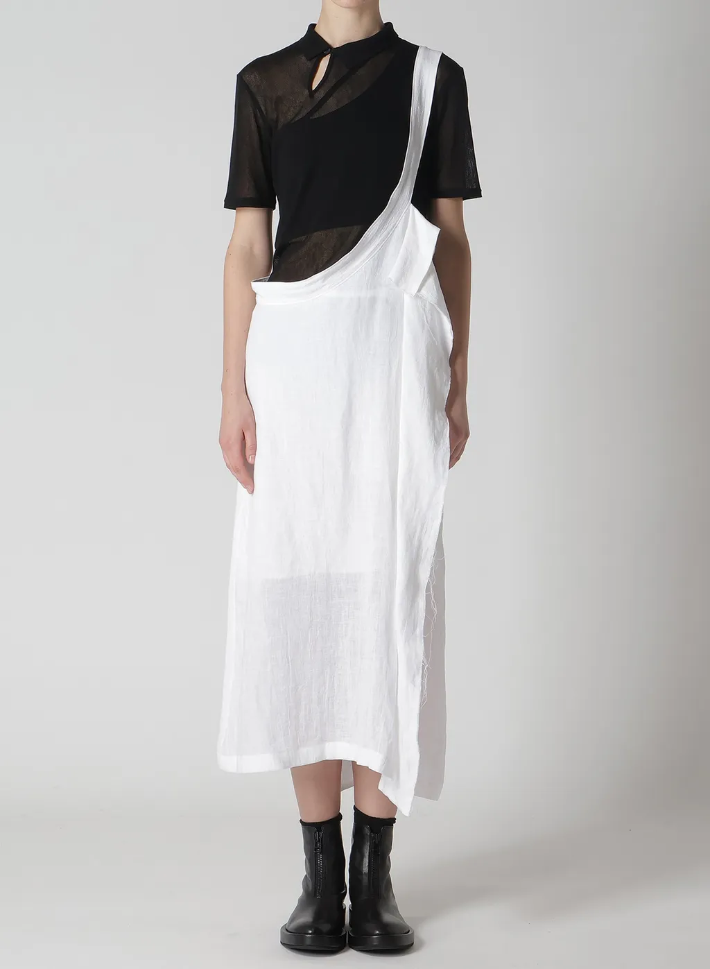 Linen Untwisted Lawn Jumper Skirt