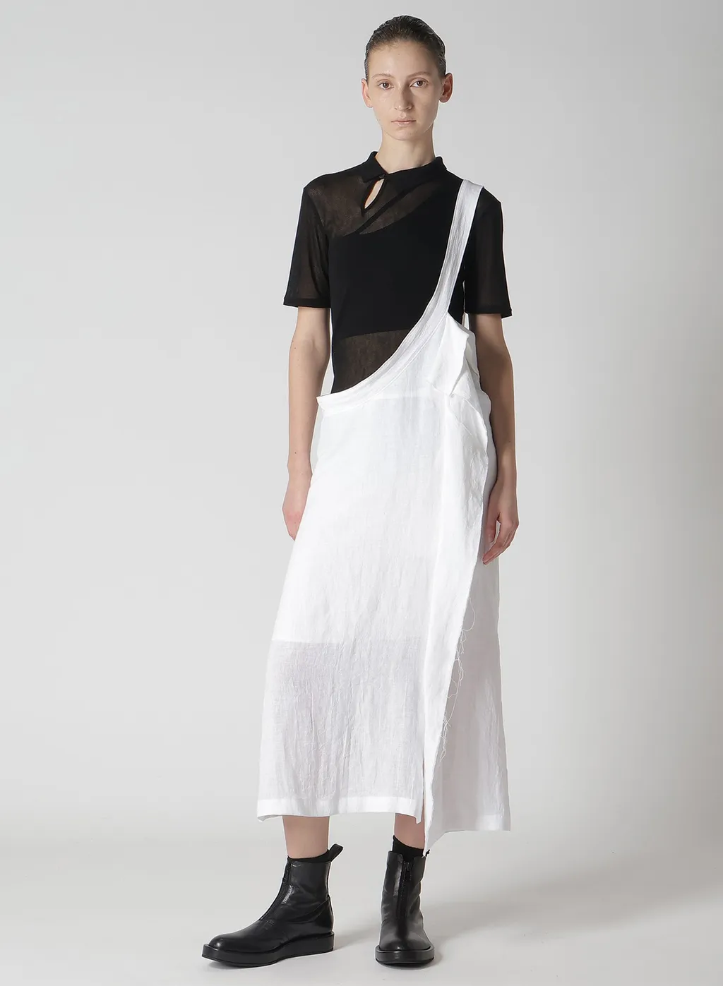 Linen Untwisted Lawn Jumper Skirt