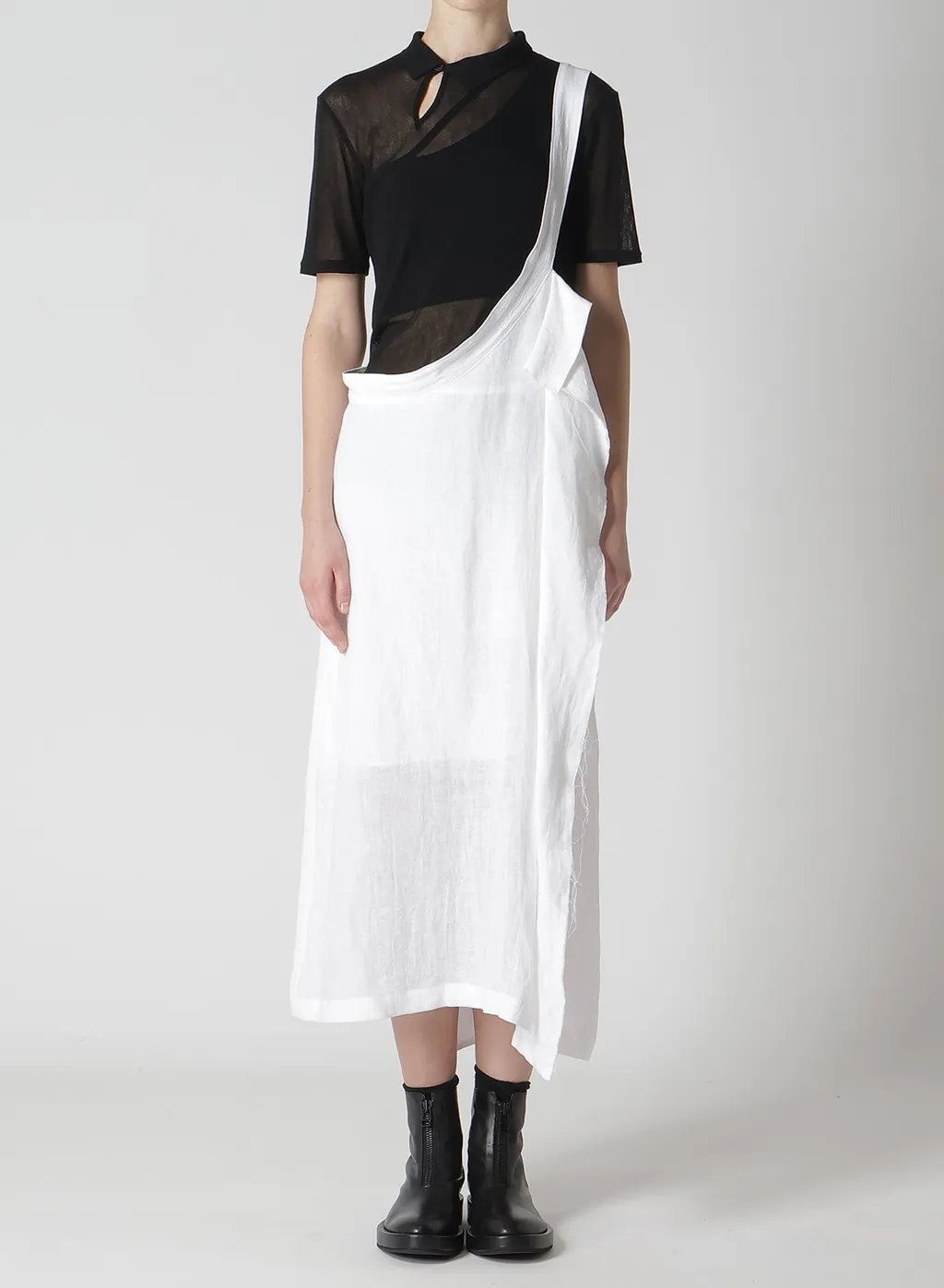 Linen Untwisted Lawn Jumper Skirt