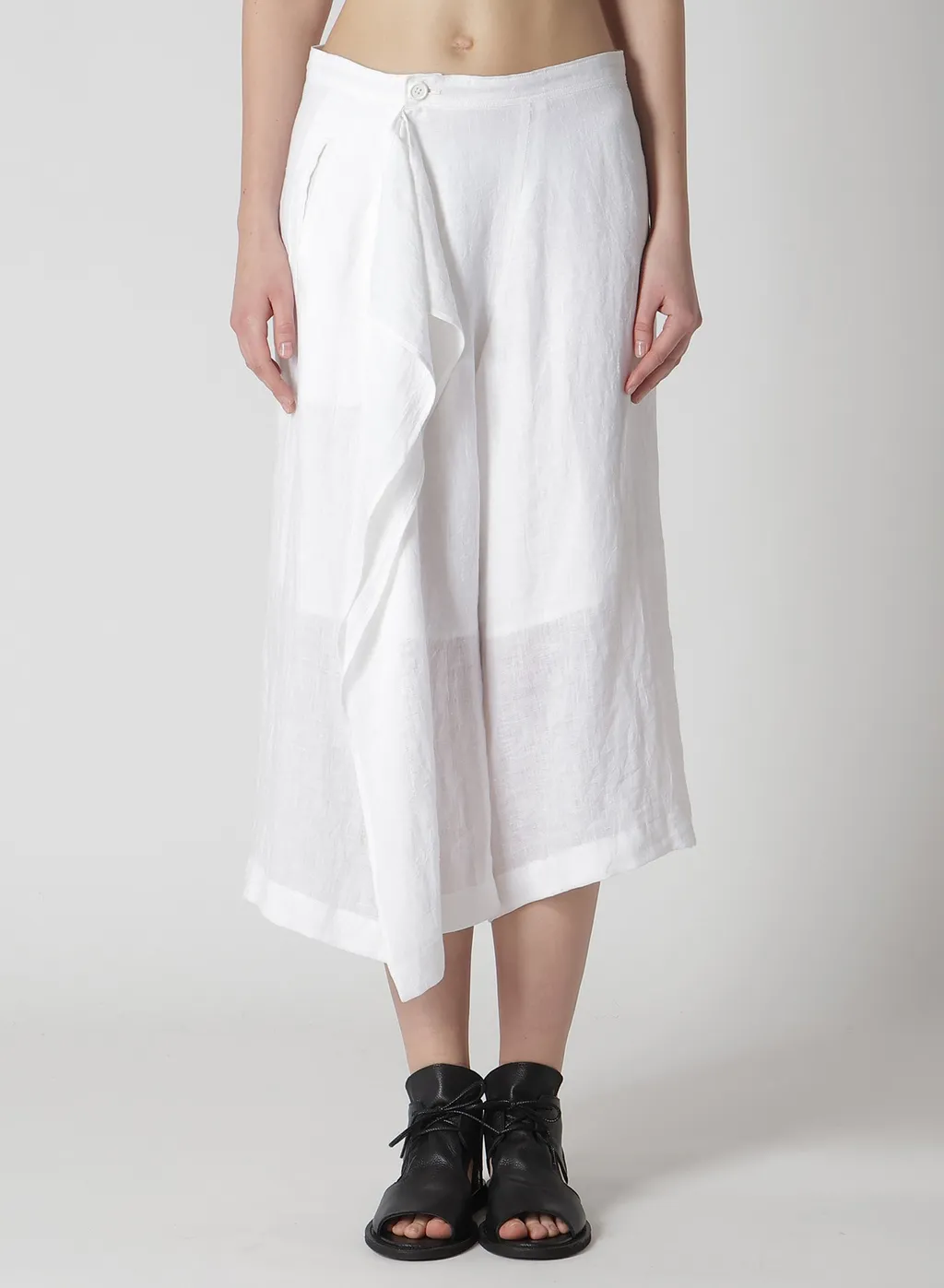 Linen Untwisted Lawn Skirt Pants