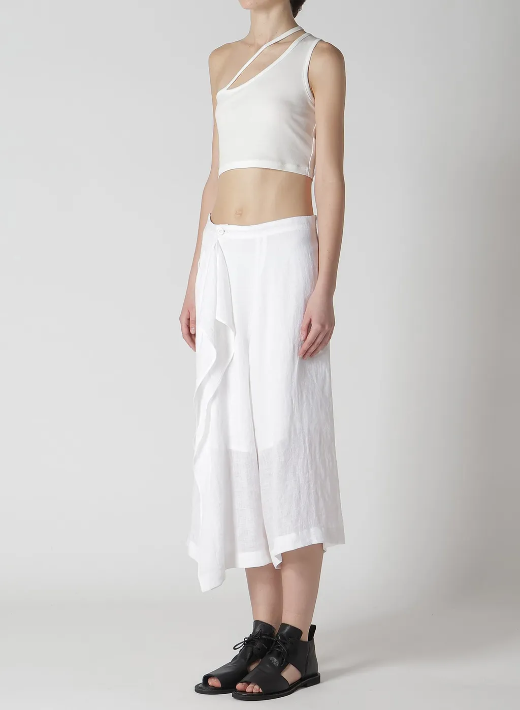 Linen Untwisted Lawn Skirt Pants