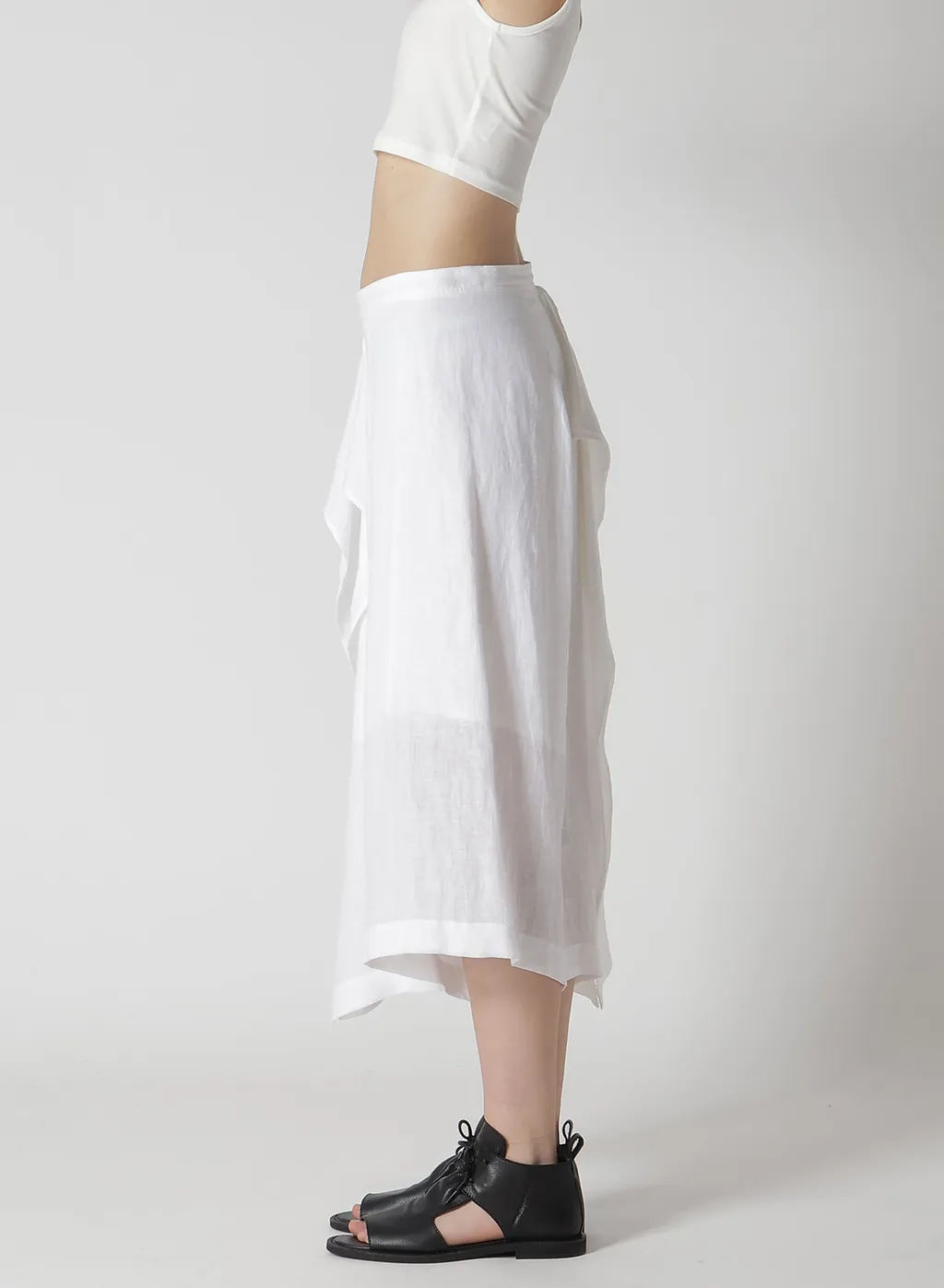 Linen Untwisted Lawn Skirt Pants