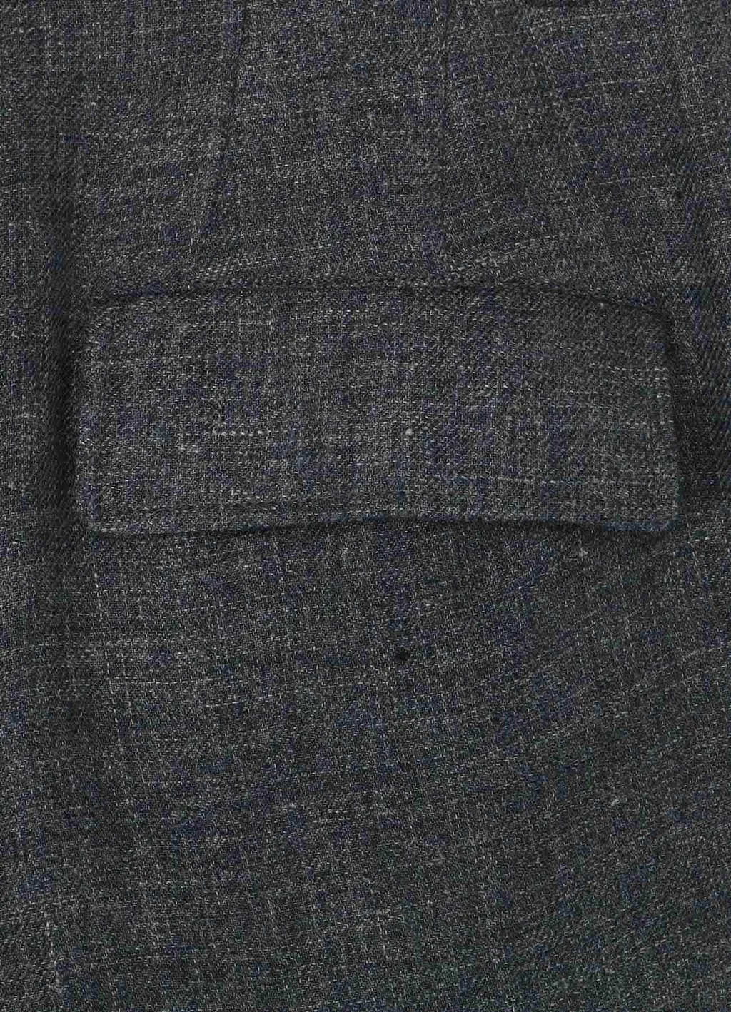 Linen Tweed Lace Up Hem Pants