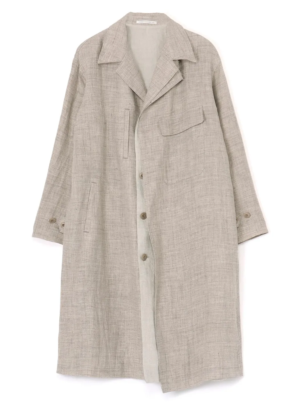 Linen Tweed Double Layered Coat