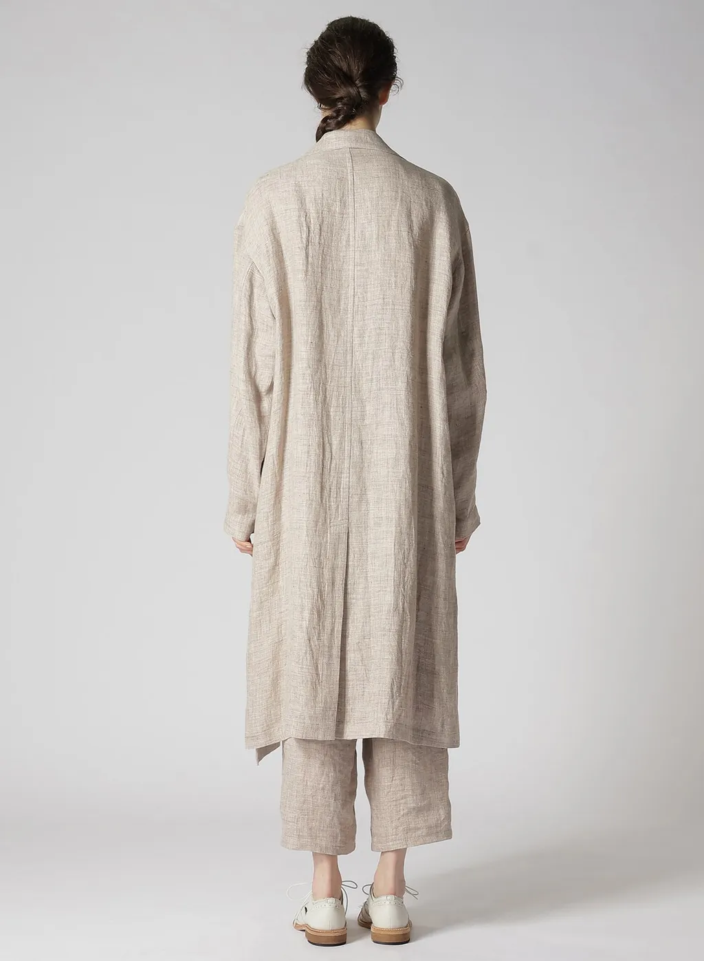 Linen Tweed Double Layered Coat