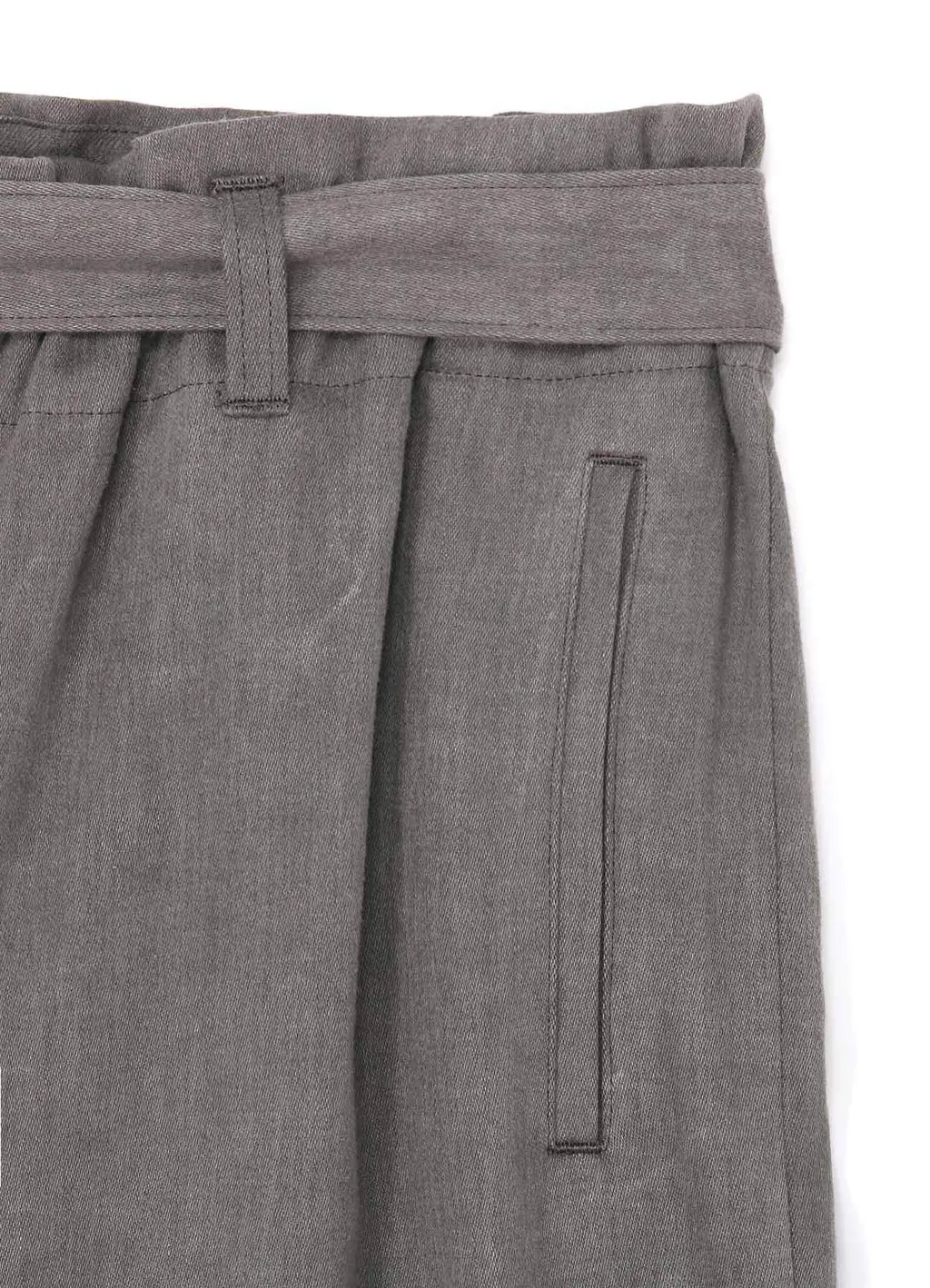 L/C Ink Dyed Heavy Denim Belted Pants