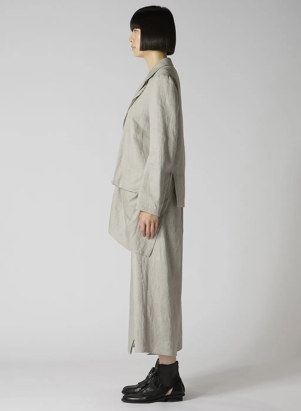 L/C Ink Dyed Heavy Denim Front Double Jacket