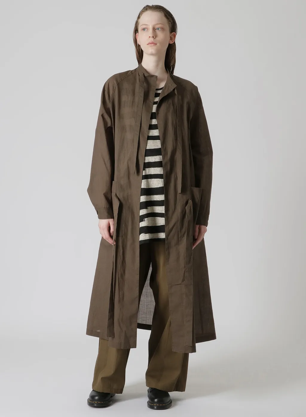 Ramie Oil Lawn Surgical Gown