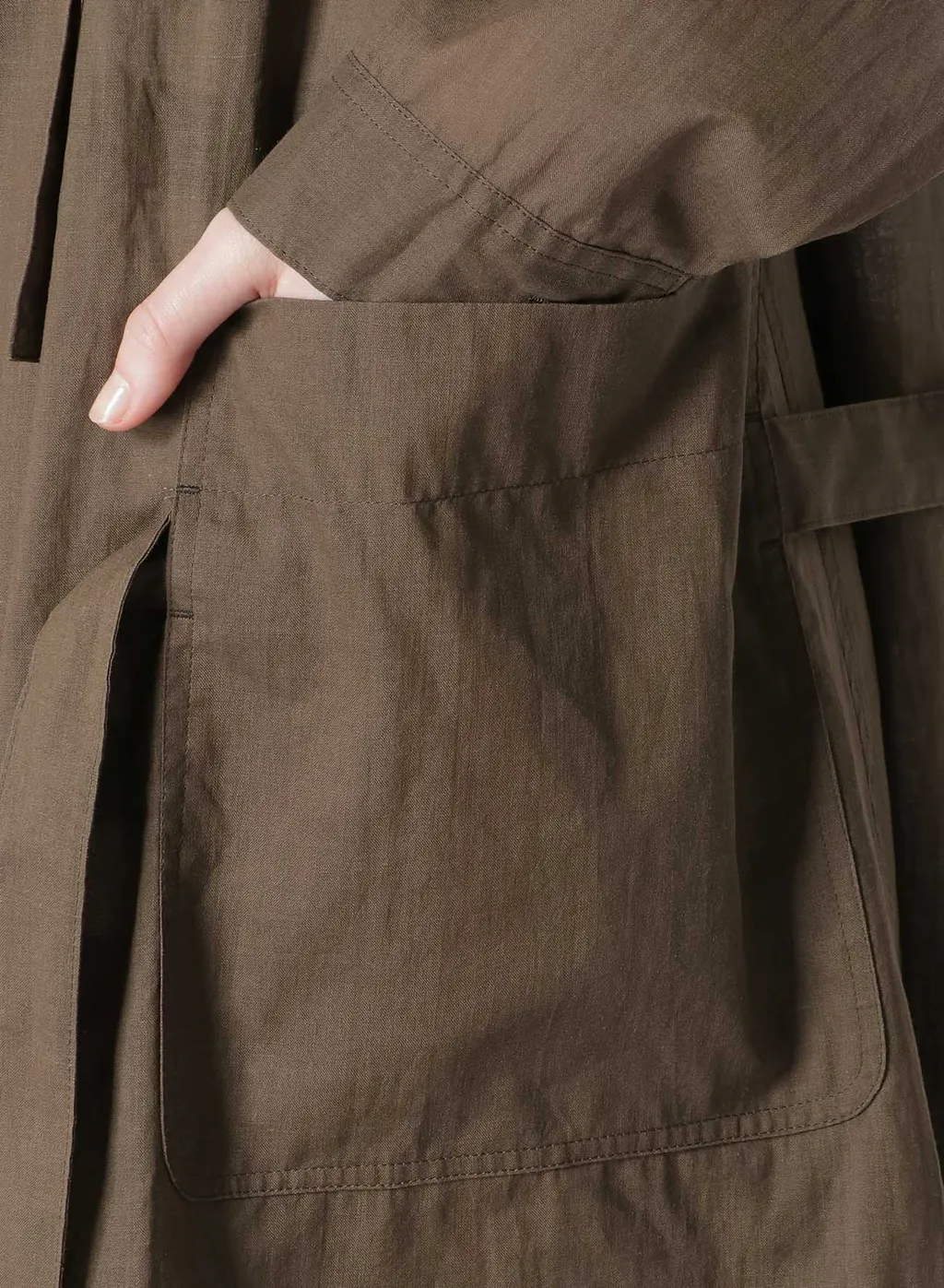Ramie Oil Lawn Surgical Gown