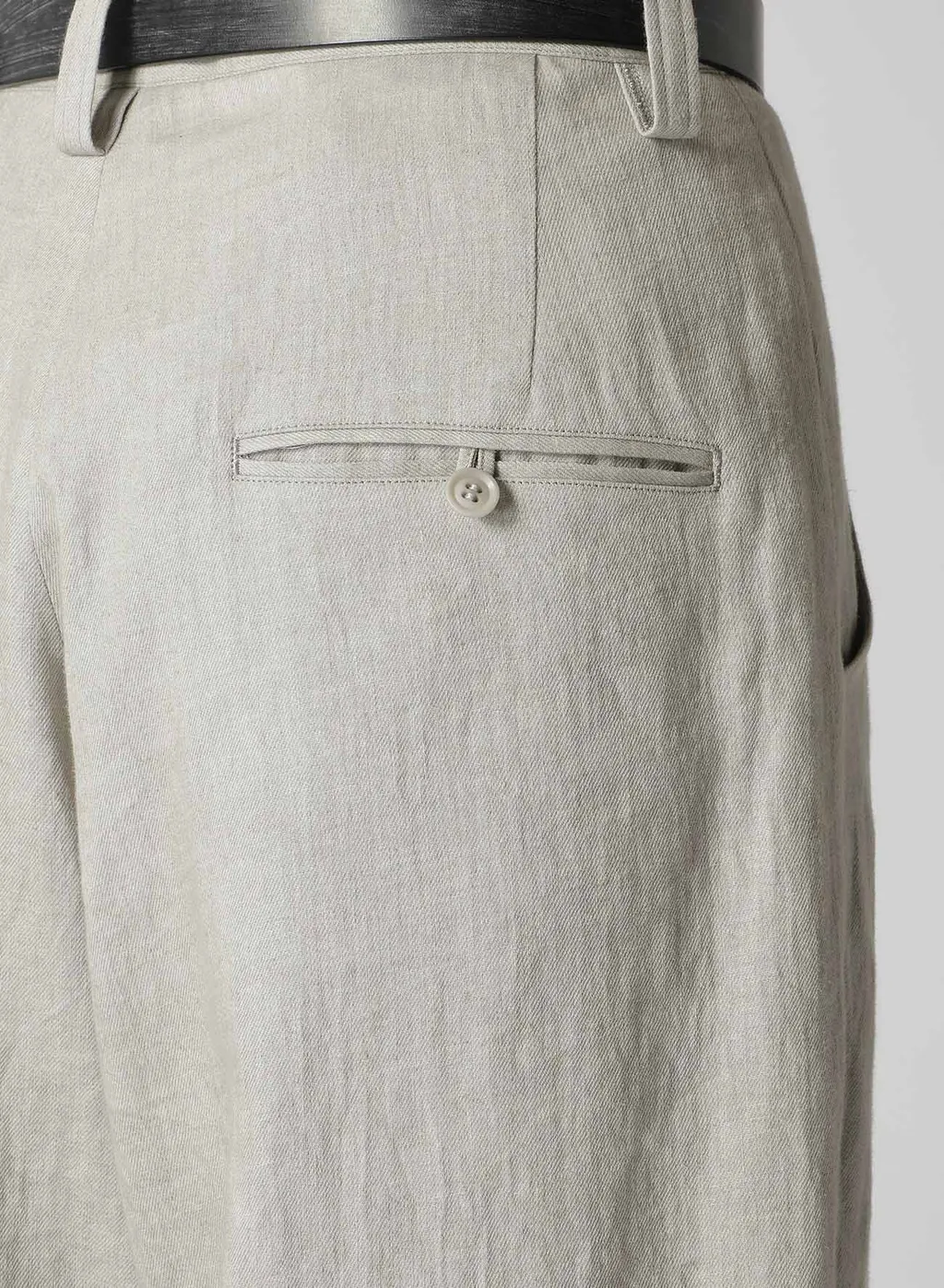 L/C Ink Dyed Light Denim Side Open Pants