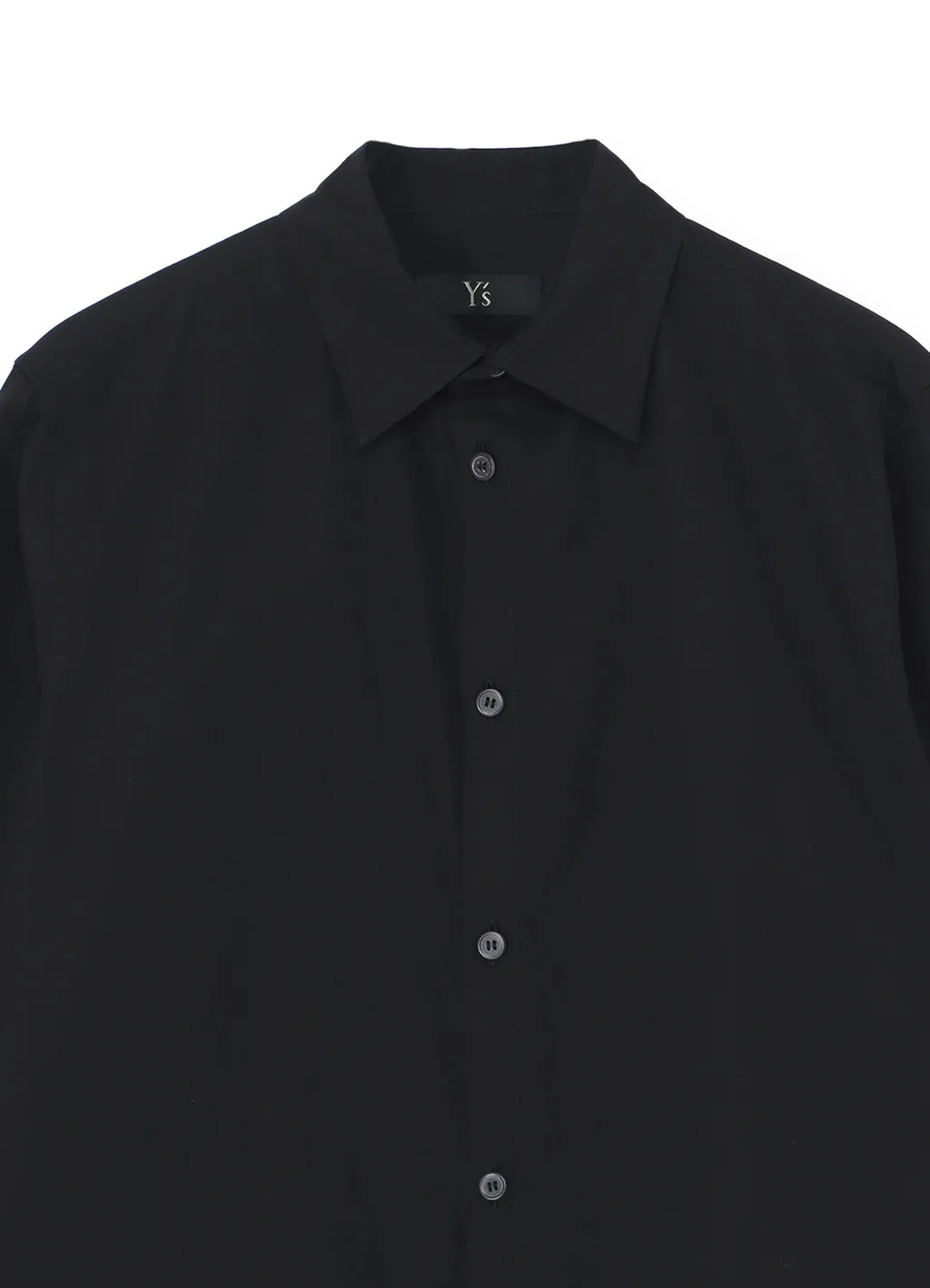 Cotton Broadcloth Left Front Drape Blouse