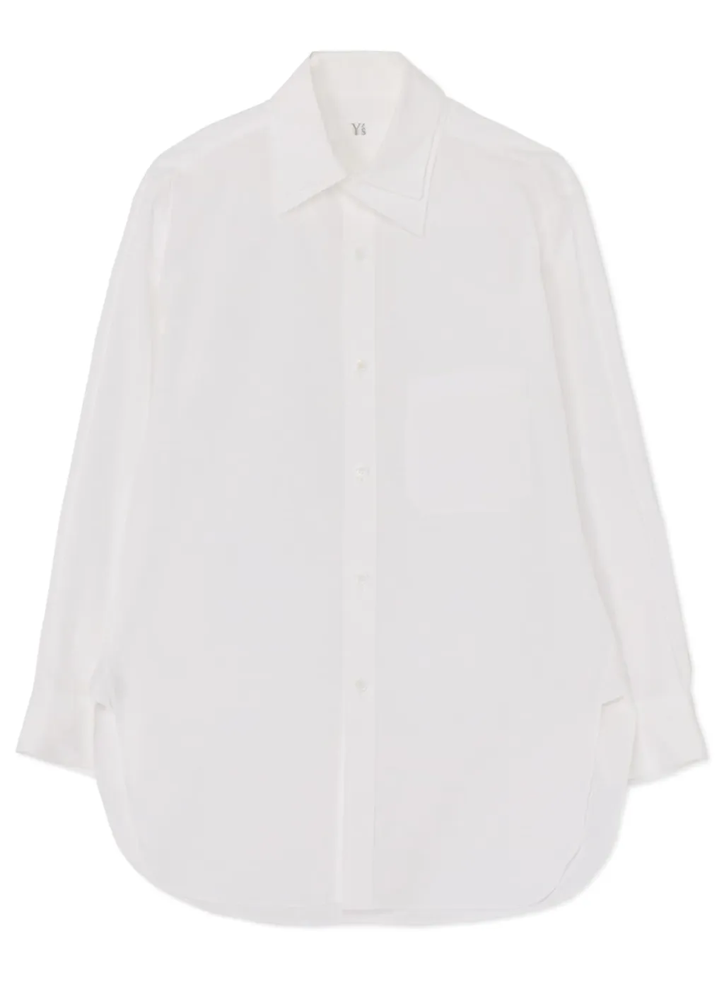 Cotton Broadcloth Double Collar Shirt