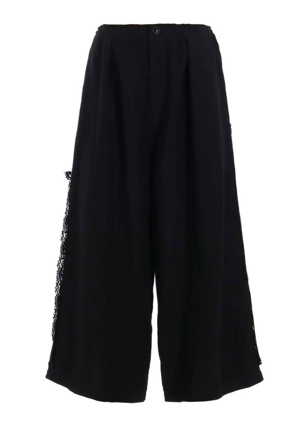 Front Tucked Wide Pants With Lace