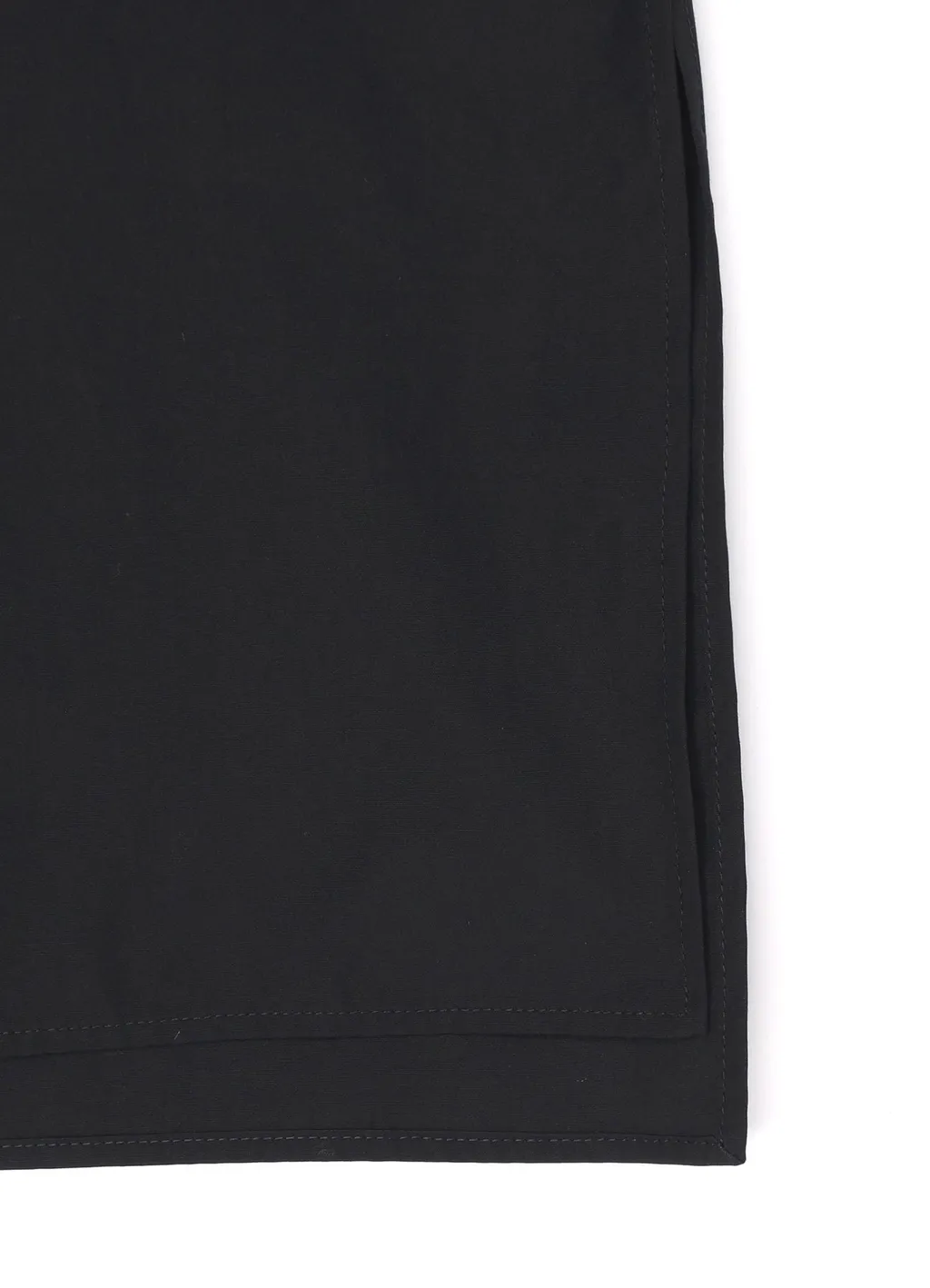 Cotton Broadcloth Blouse With Hanging Cloth On Left