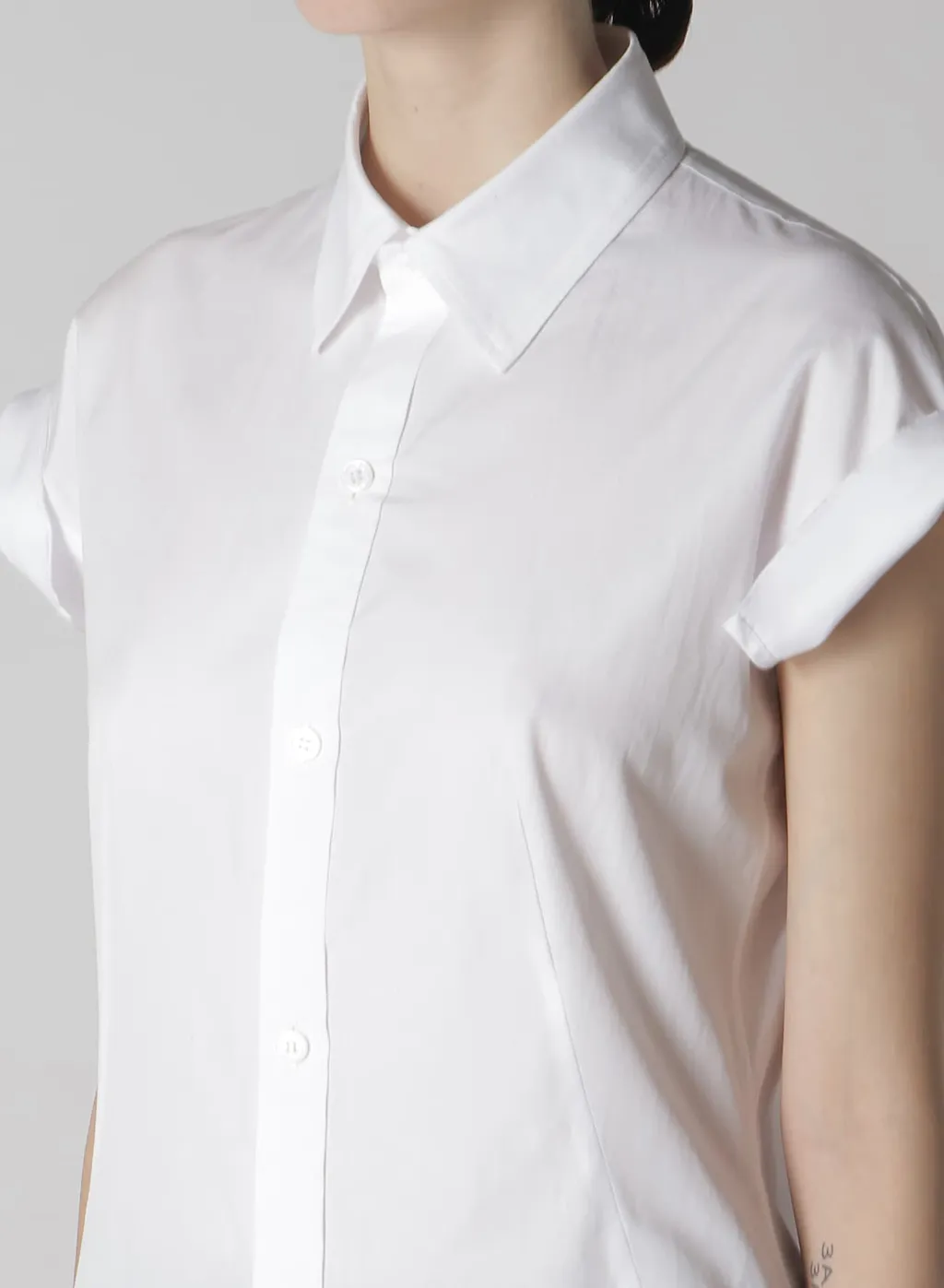 100/2 Cotton Broad Turn-Up Shirt