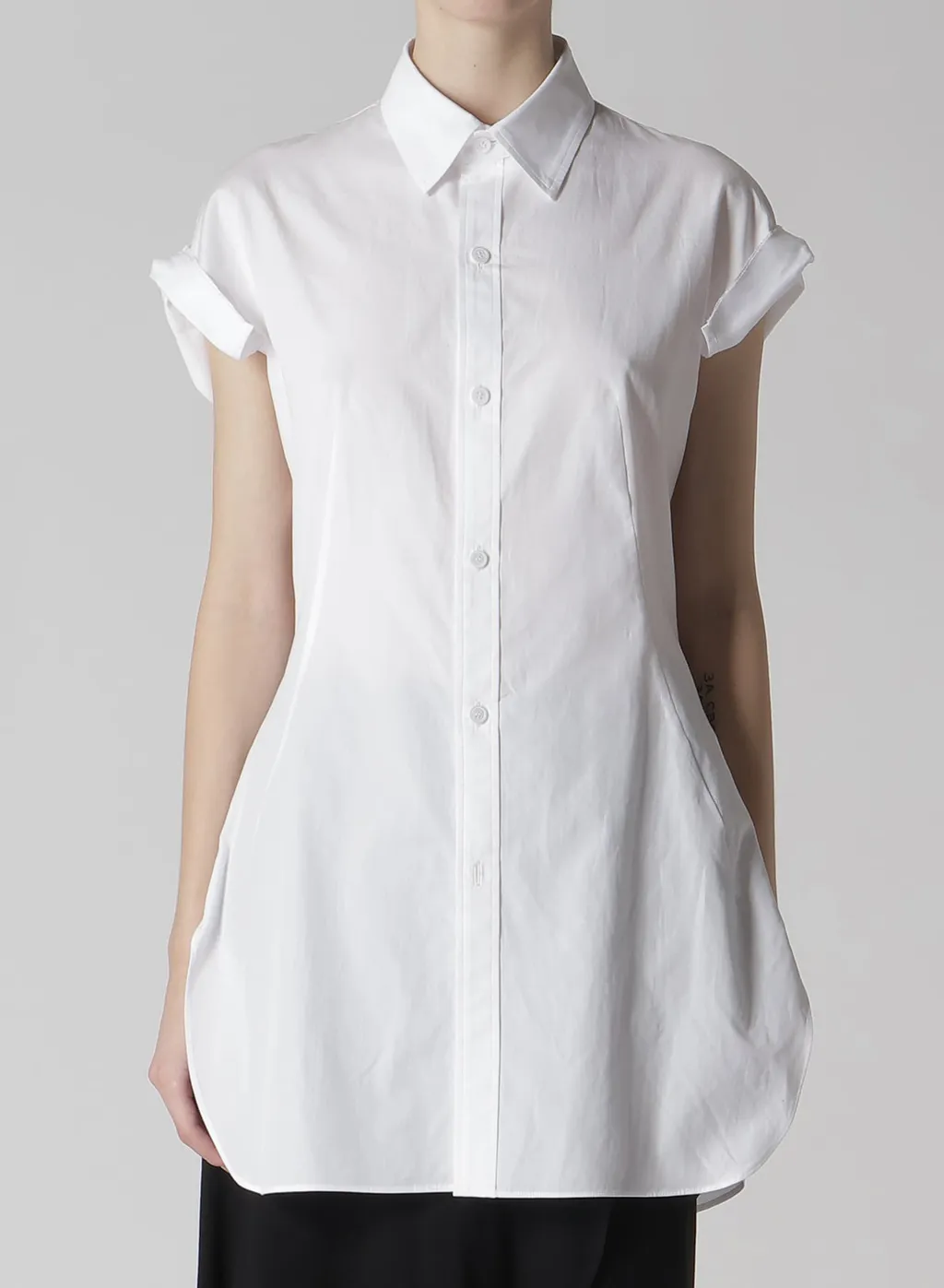 100/2 Cotton Broad Turn-Up Shirt