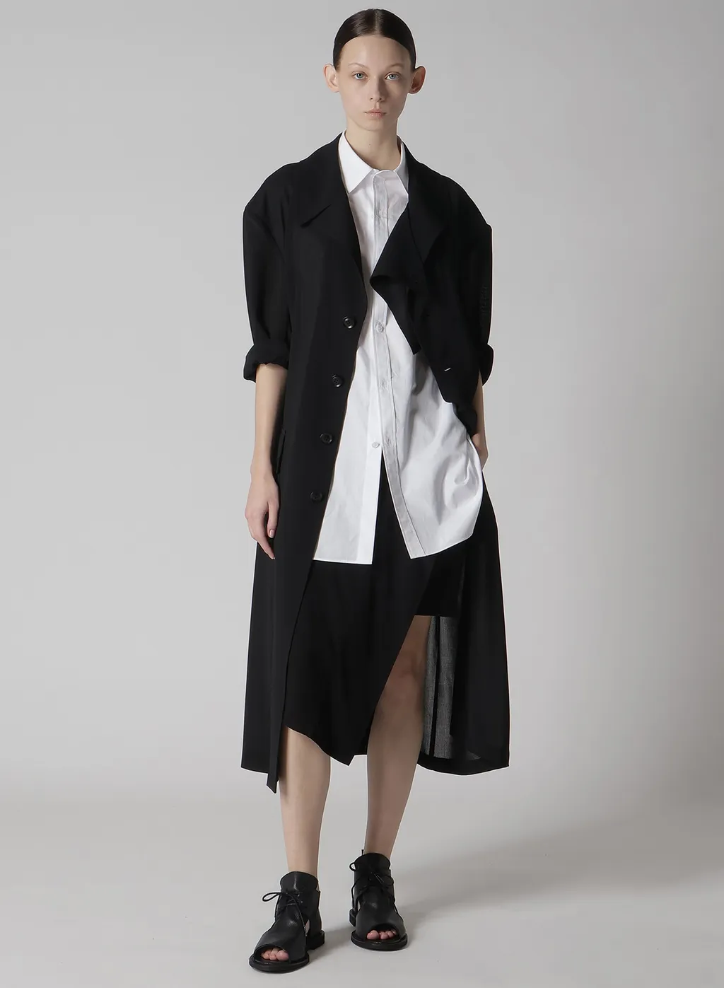 100/2 Cotton Broad Turn-Up Shirt