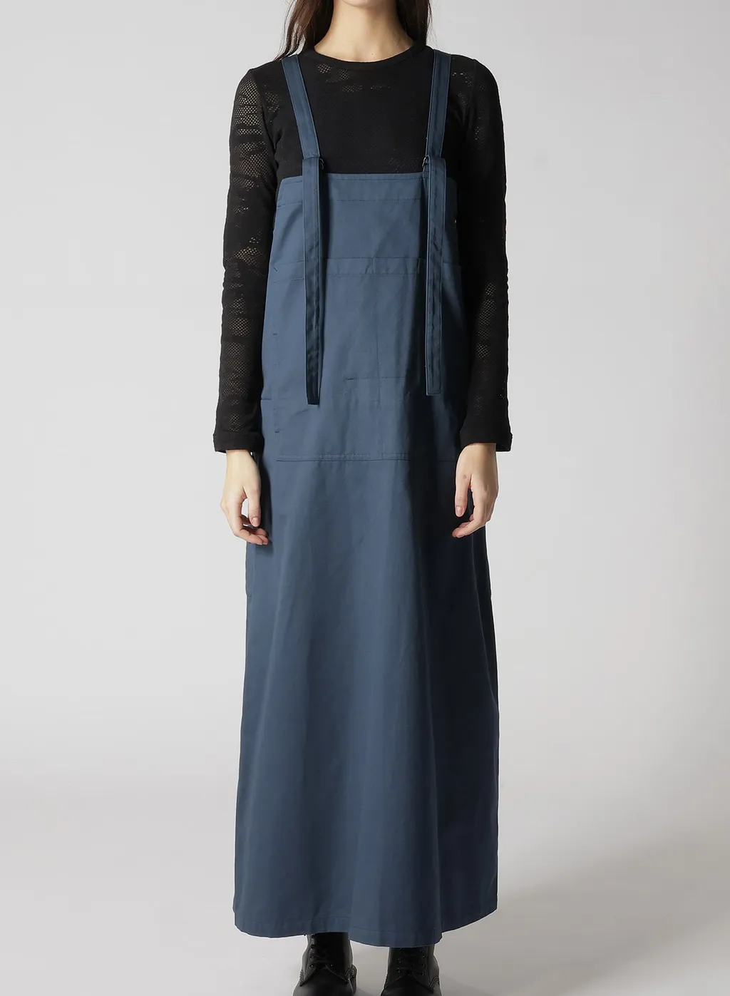 [Y's Born Product] Cotton Twill Front Pocket Dress